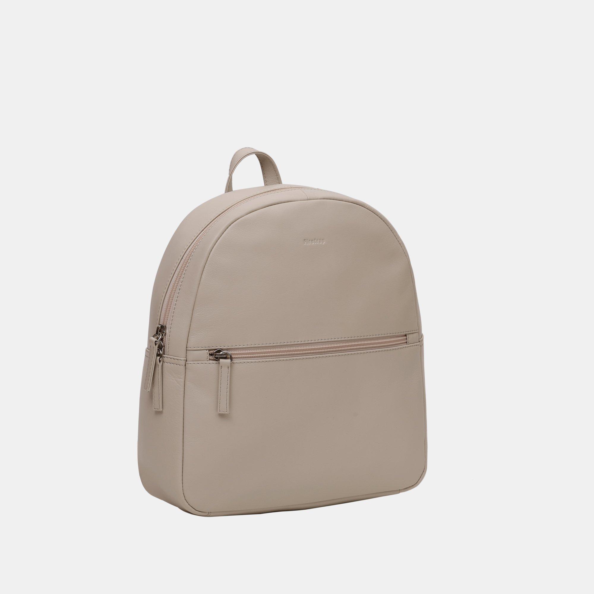 Optic Grey - Firetrap - Leather Zip Backpack - 2