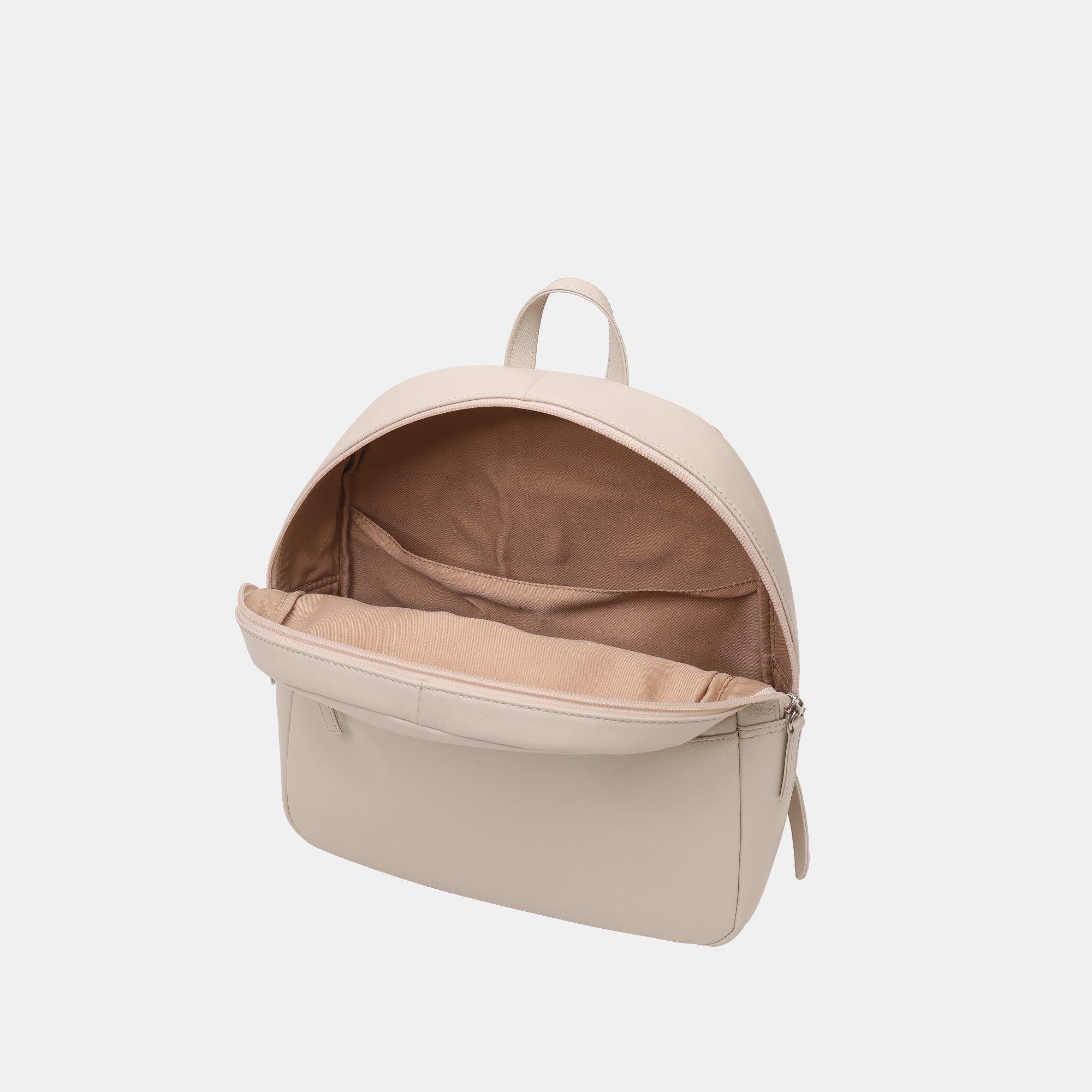 Optic Grey - Firetrap - Leather Zip Backpack - 4
