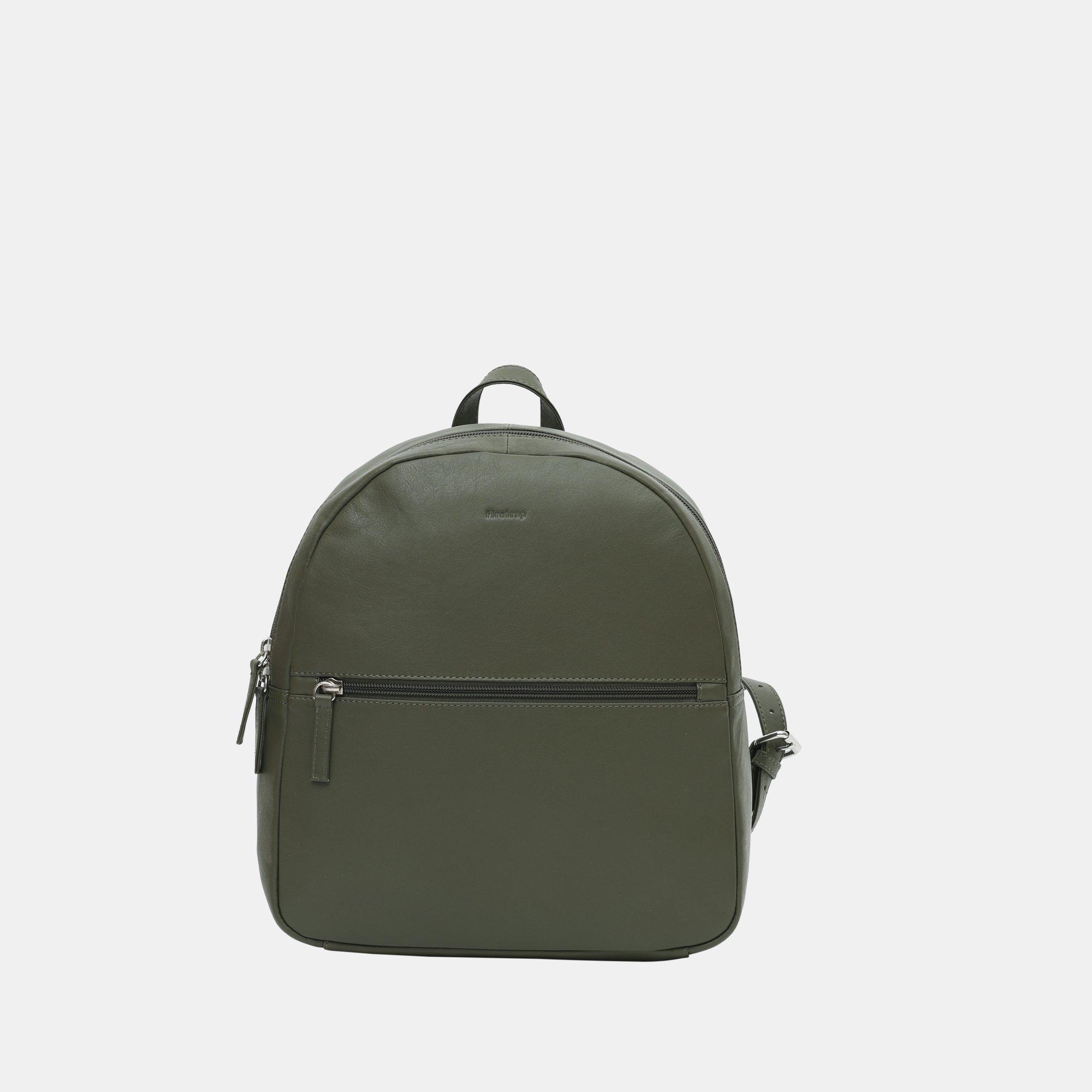 Sea Kelp - Firetrap - Leather Zip Backpack - 1