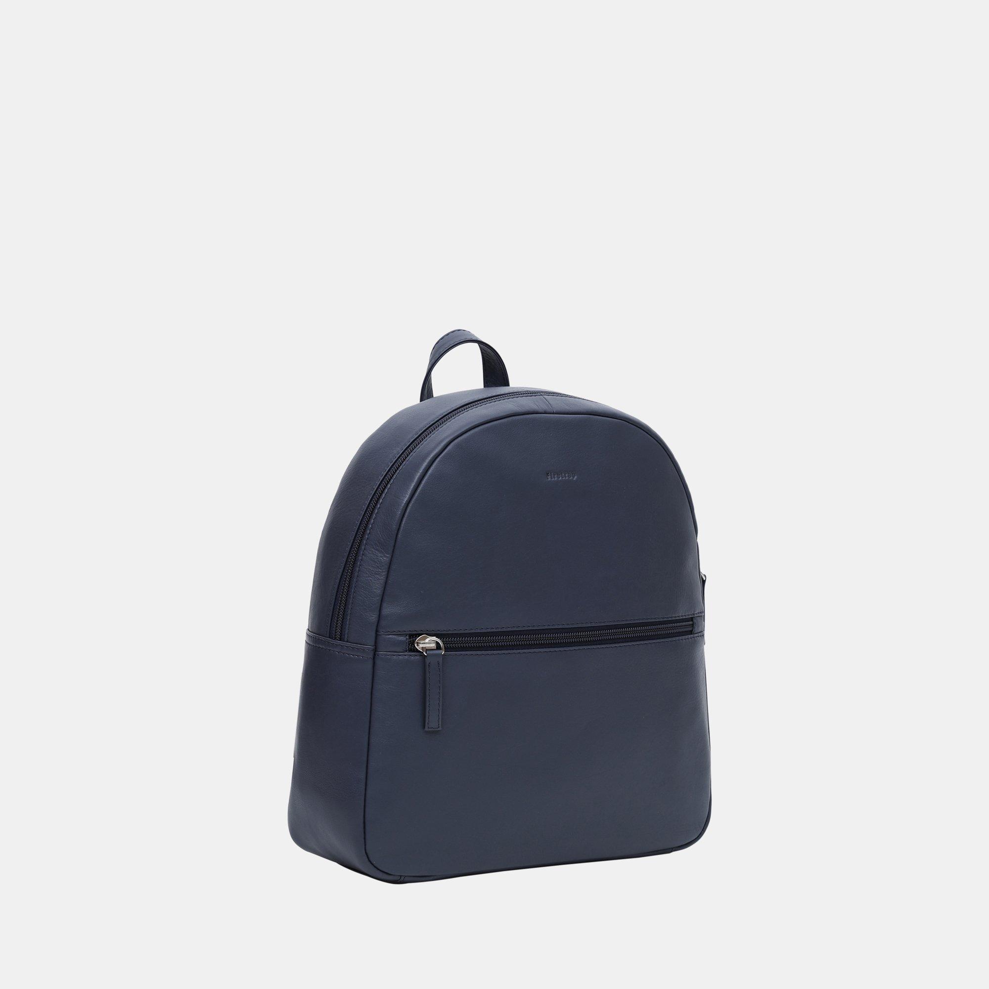 Classic Navy - Firetrap - Leather Zip Backpack - 2
