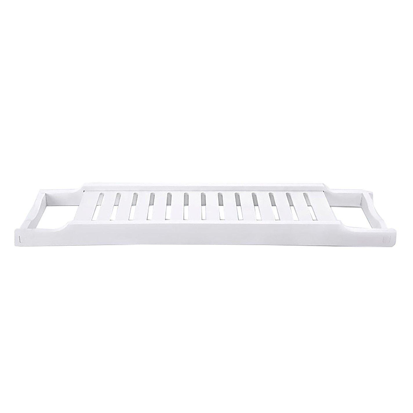 White - LIFE IDEAS - Bamboo Bathroom Tray - 3