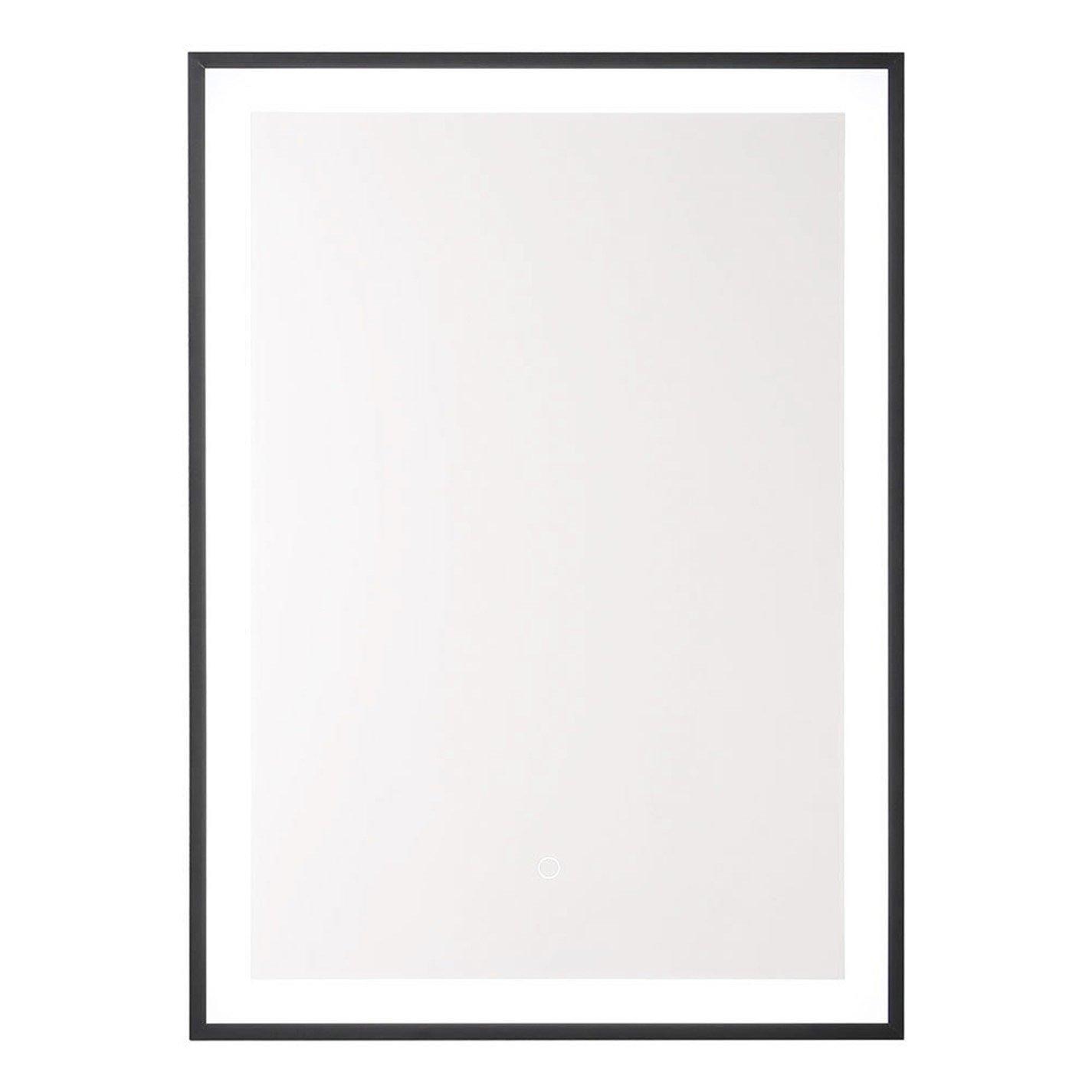 Black - Kabinet UK - Surface-Mount LED Mirror Cabinet with Single Door - 3