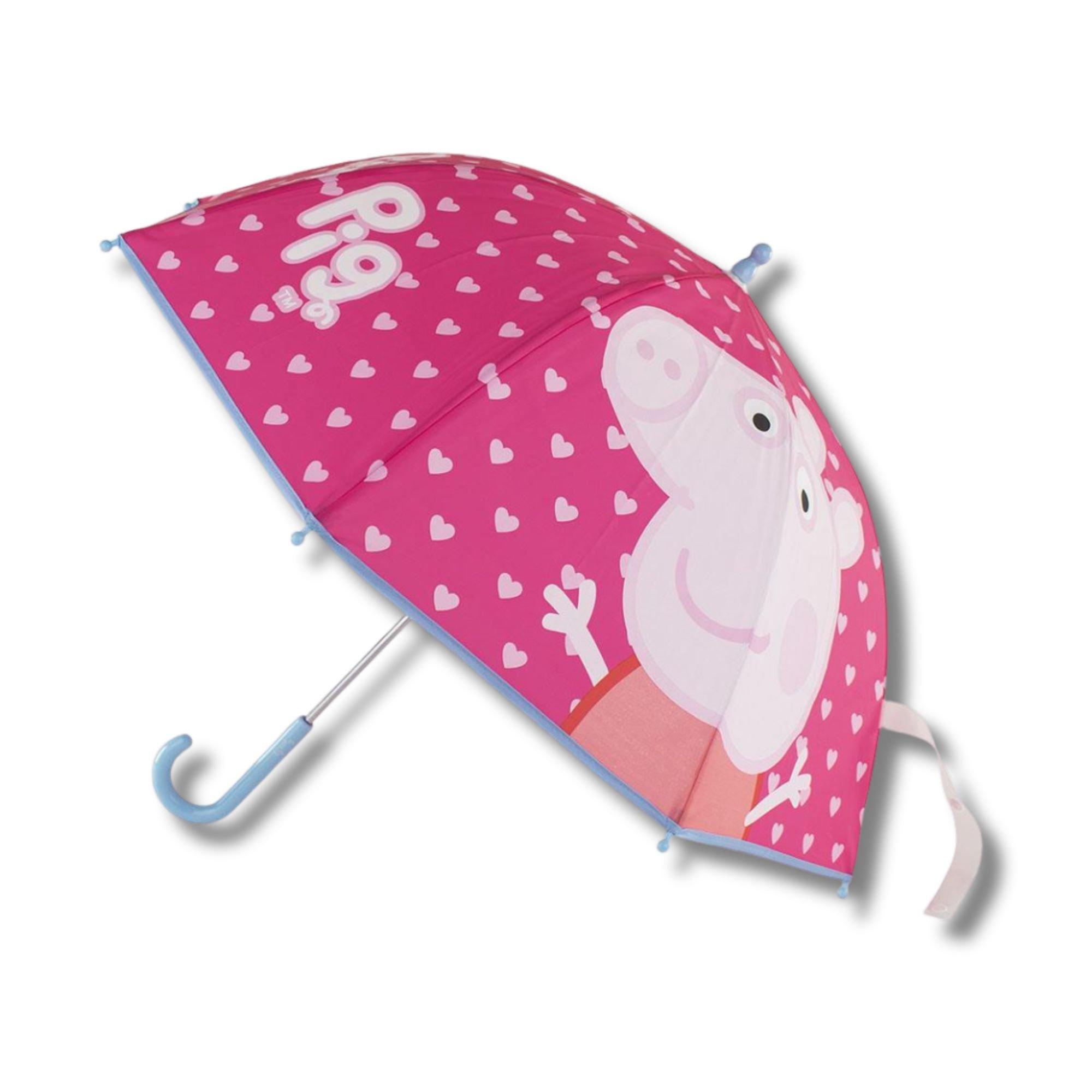 Pink - Peppa Pig - 3D Backpack & Umbrella - 2