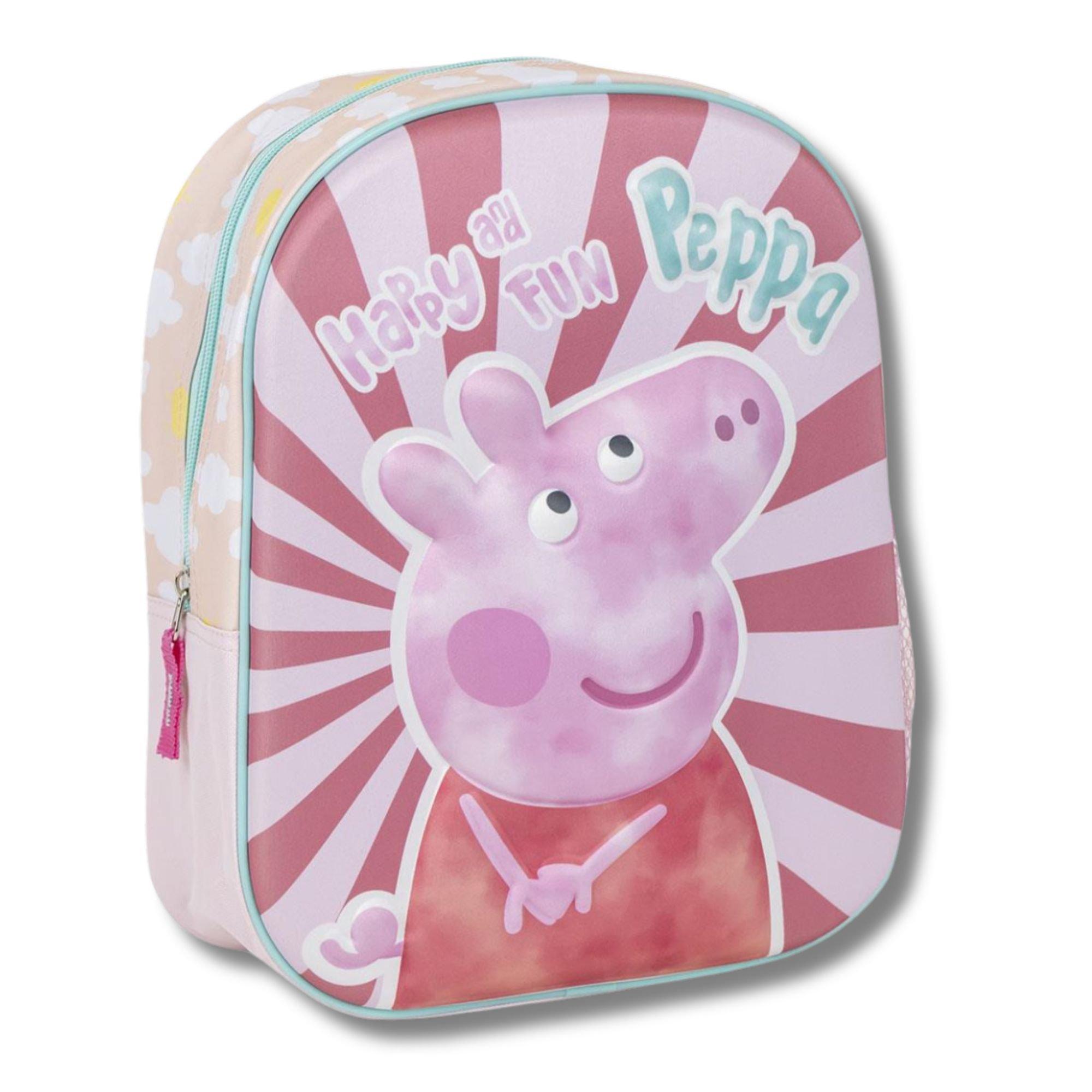 Pink - Peppa Pig - 3D Backpack & Umbrella - 6