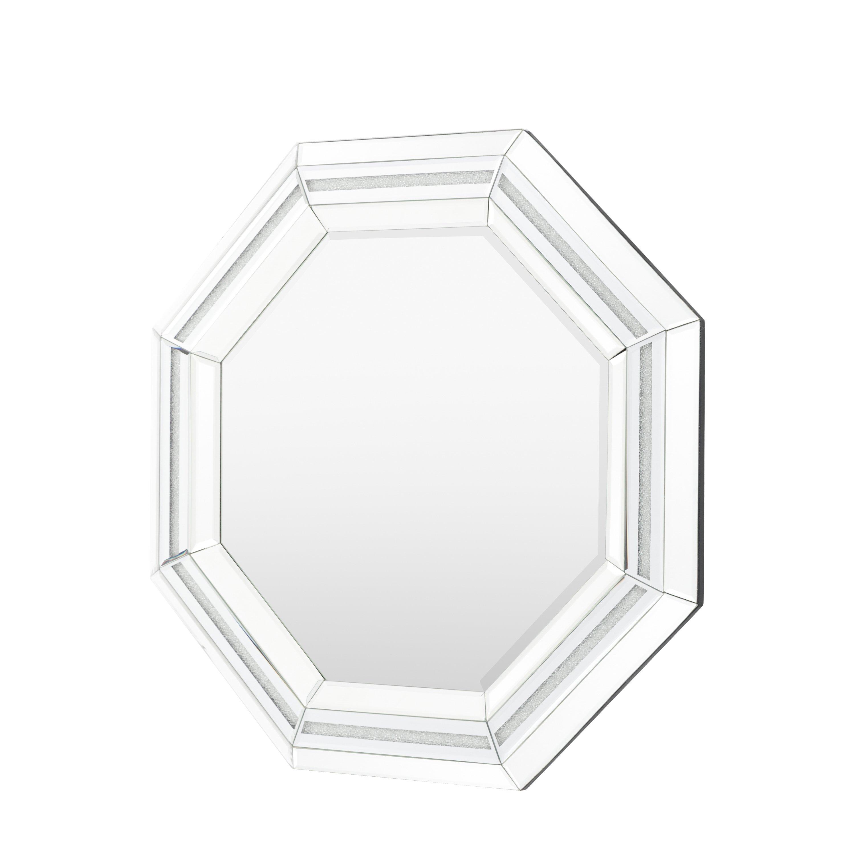 Silver - Gallery - Large Sparkle Wall Mirror - 2