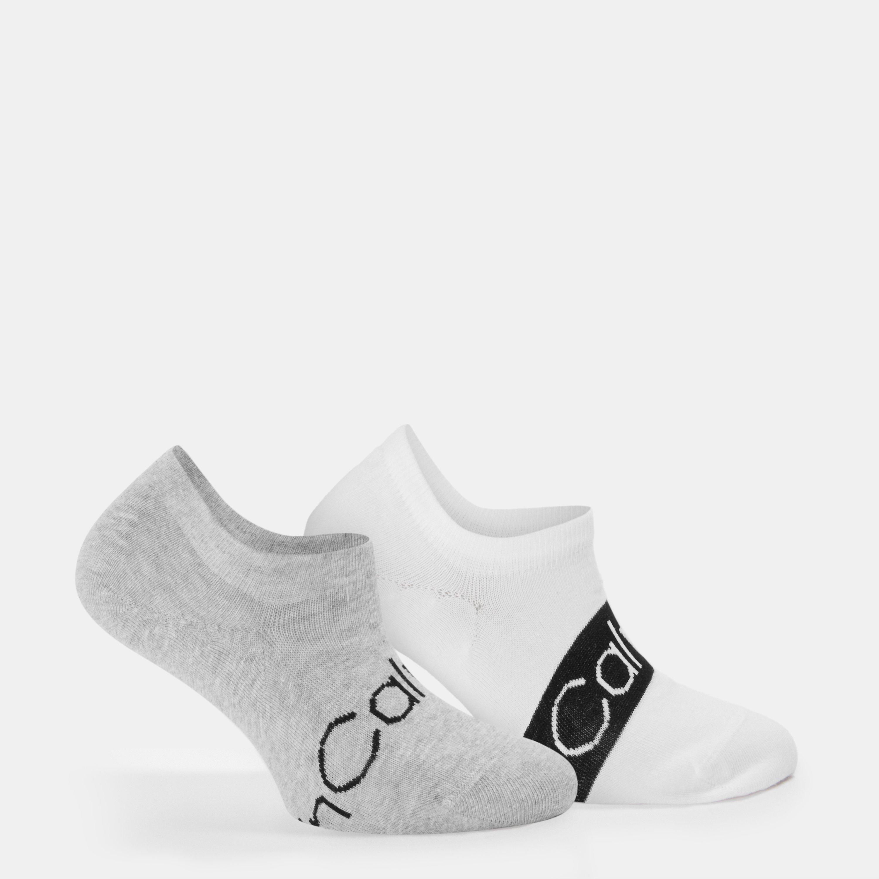Bianco - Calvin Klein - Men's Logo Liner Invisible Socks - 1