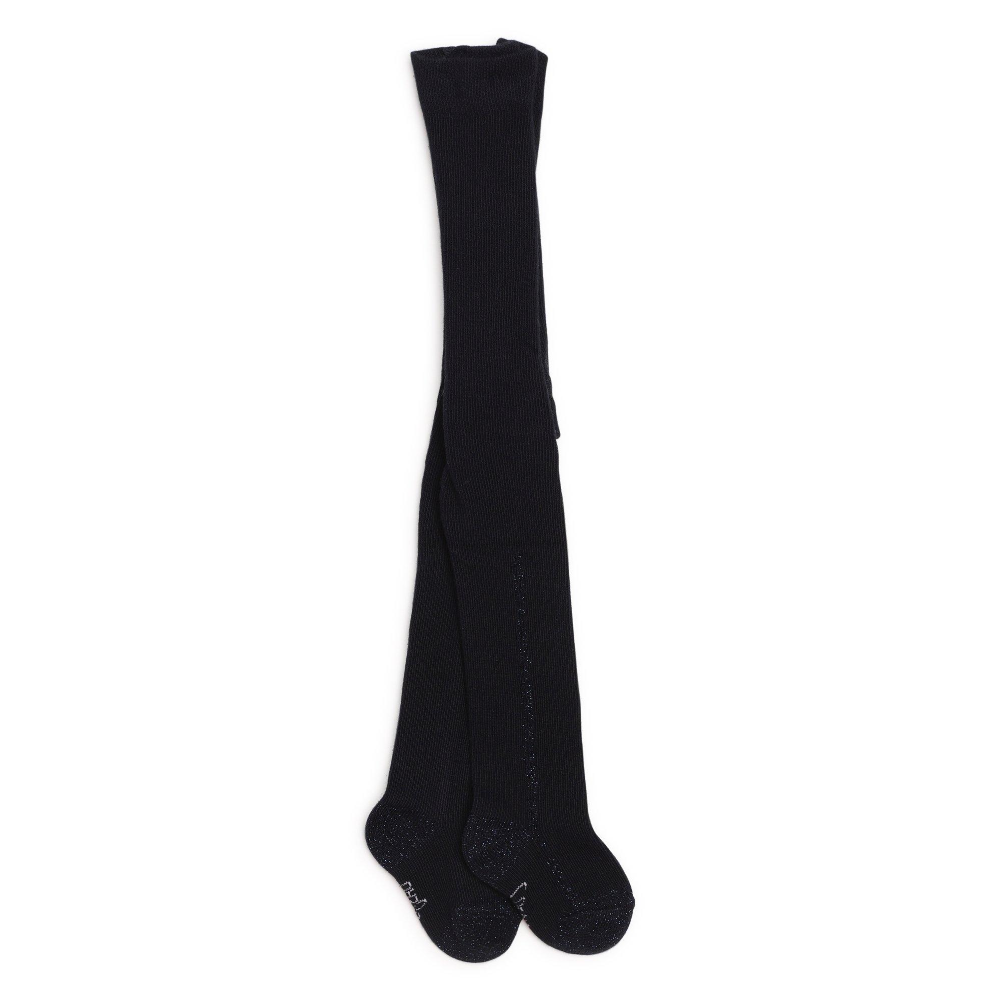 Carrement Beau  Kids' Patterned Tights - Navy - 6M-9M