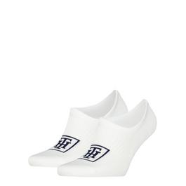 Tommy Hilfiger 2 Pack Monogram Anti-Slip Sock