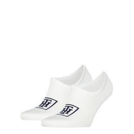 Tommy Hilfiger 2 Pack Monogram Anti Slip Sock