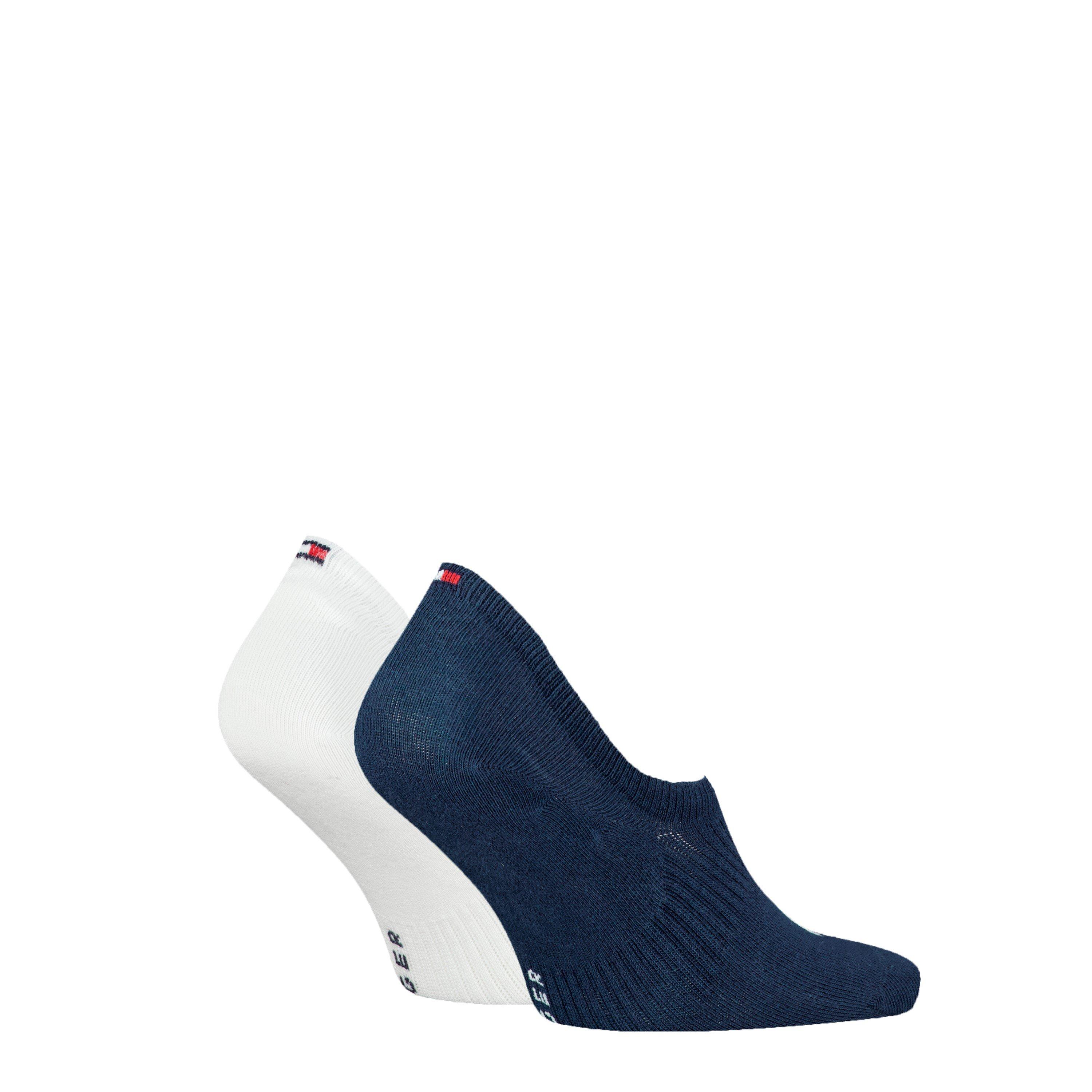 Navy - Tommy Hilfiger - 2 Pack Monogram Anti-Slip Sock - 2