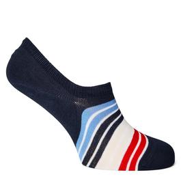 Tommy Hilfiger Striped Trainer Socks 2 Pack