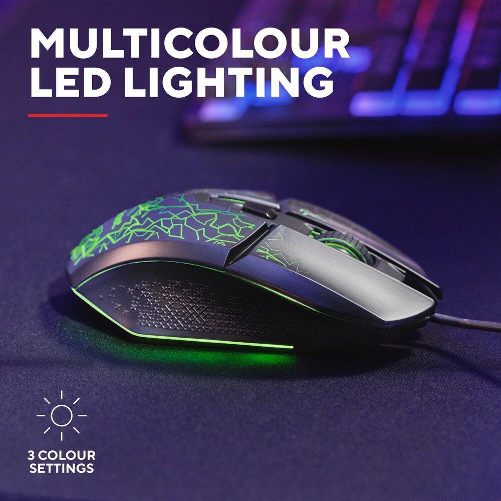 Black - Trust - Felox Gaming Mice - 10