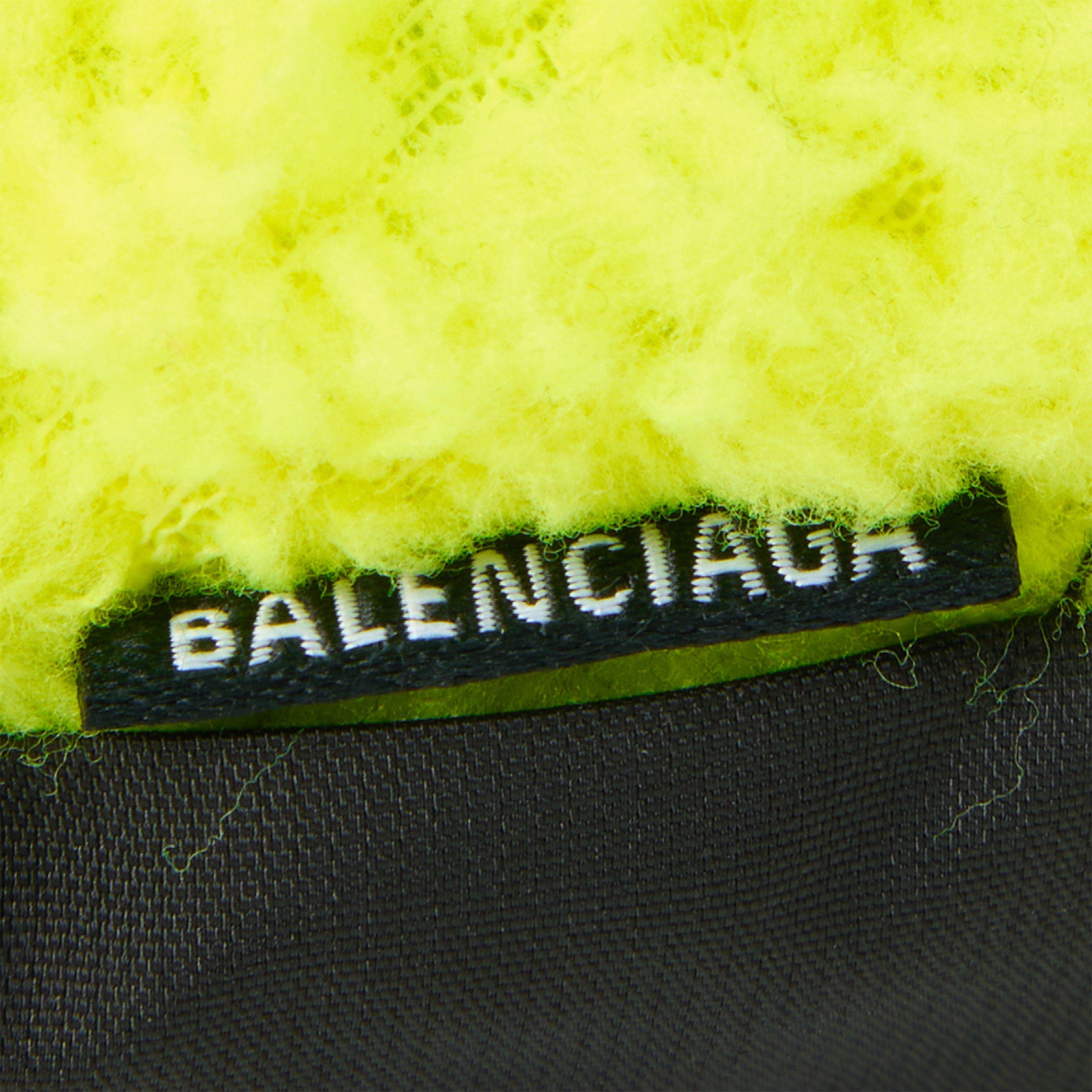 Fluo Yellow - Balenciaga - Women's Lightweight Scarf, Fabric - 3