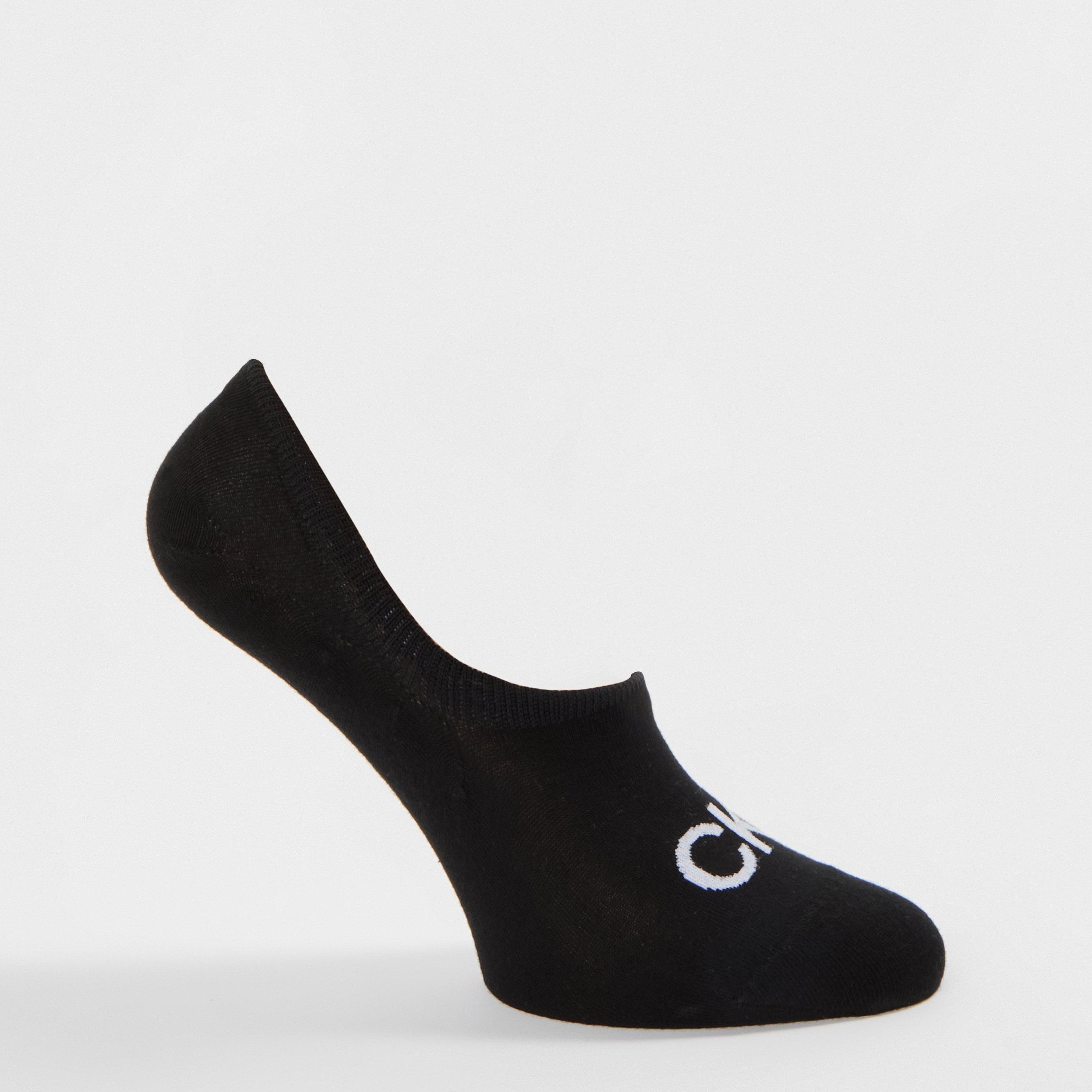 Calvin Klein Women's Liner Invisible Socks - Black