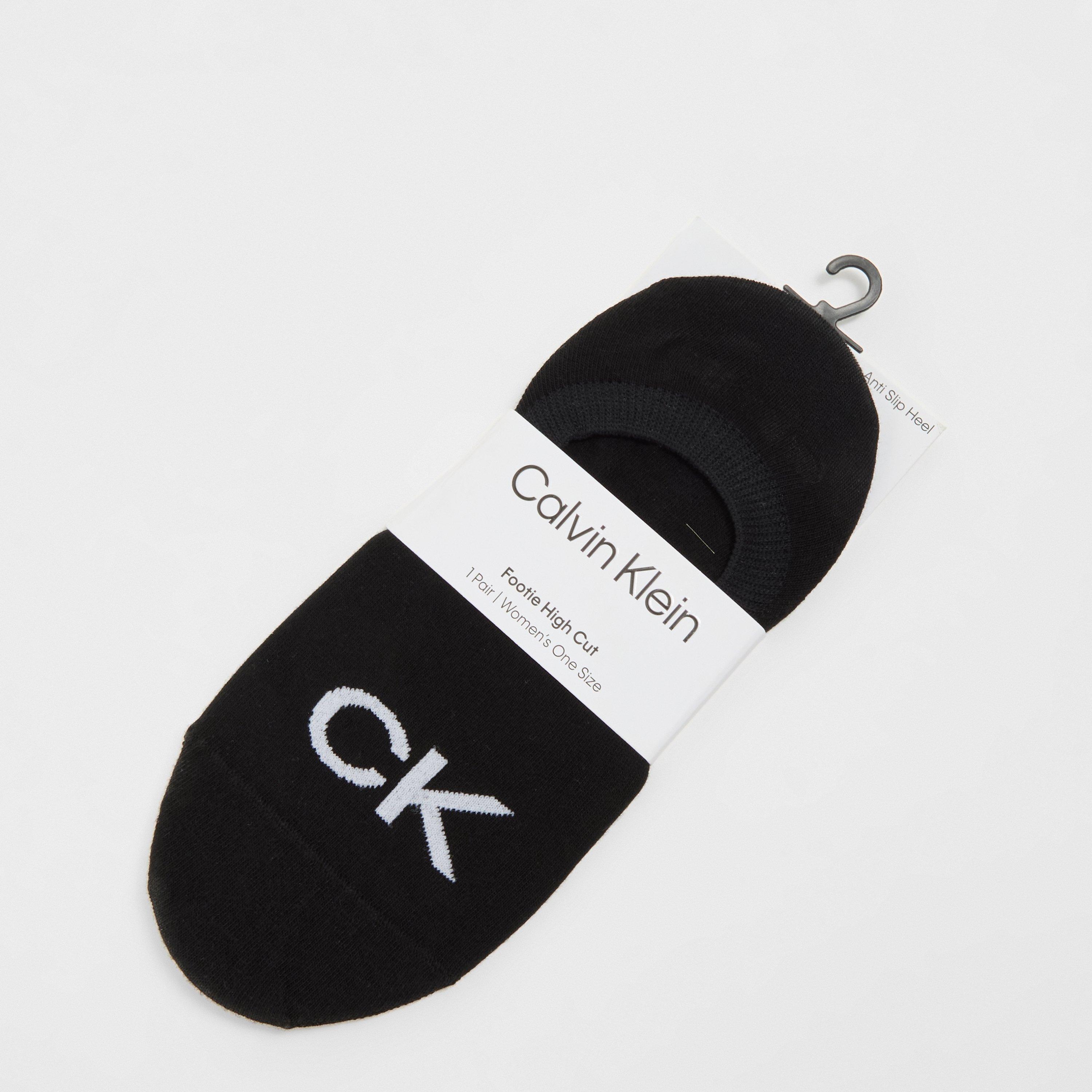 Zwart - Calvin Klein - Women's Liner Invisible Socks - 2