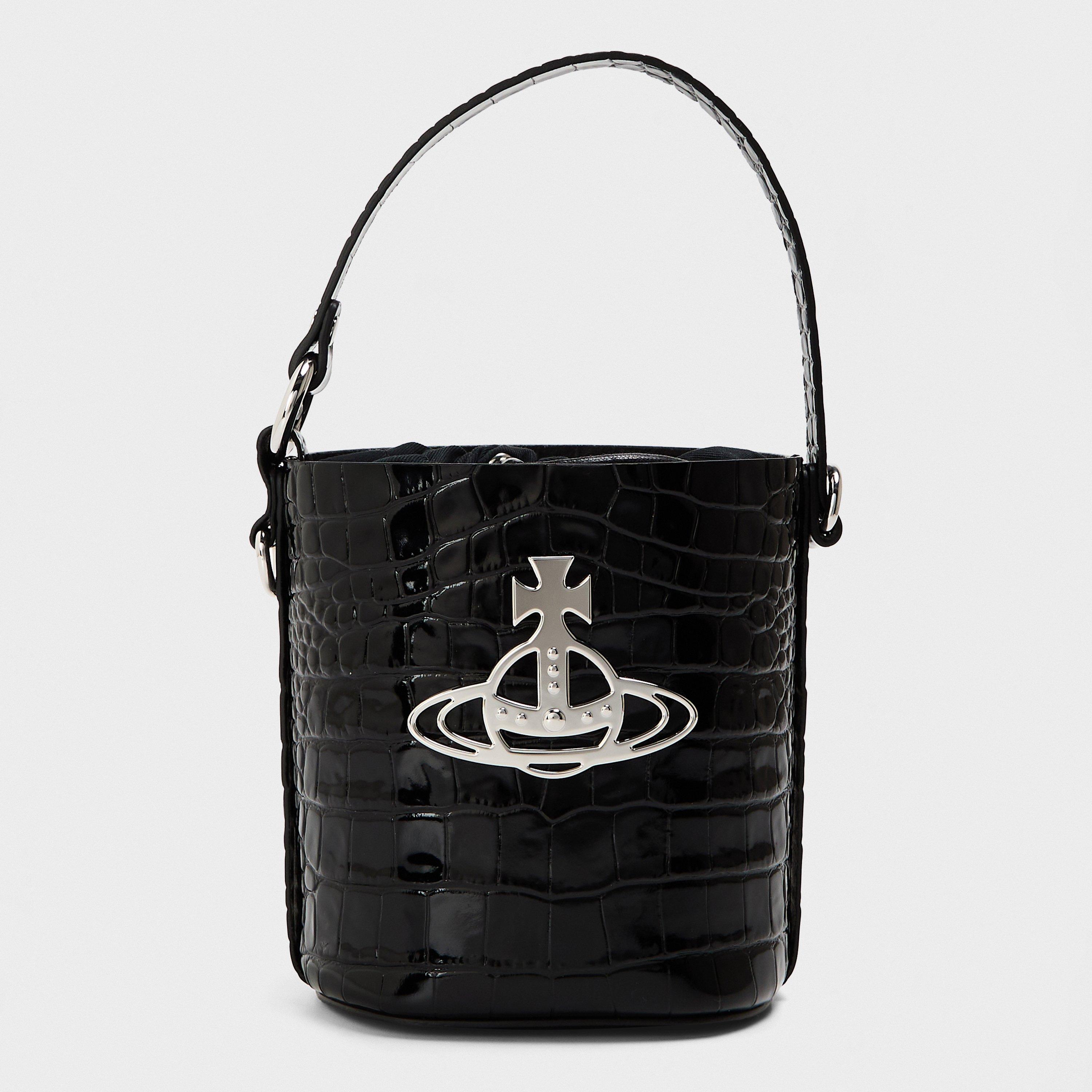 Black - Vivienne Westwood - Women's Viv Daisy Croc Bucket Bag - 1