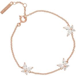 Olivia Burton Sparkle Butterfly Marquise Butterfly Bracelet Rose Gold