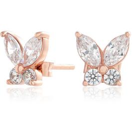 Olivia Burton Sparkle Butterfly Marquise Butterfly Studs Rose Gold