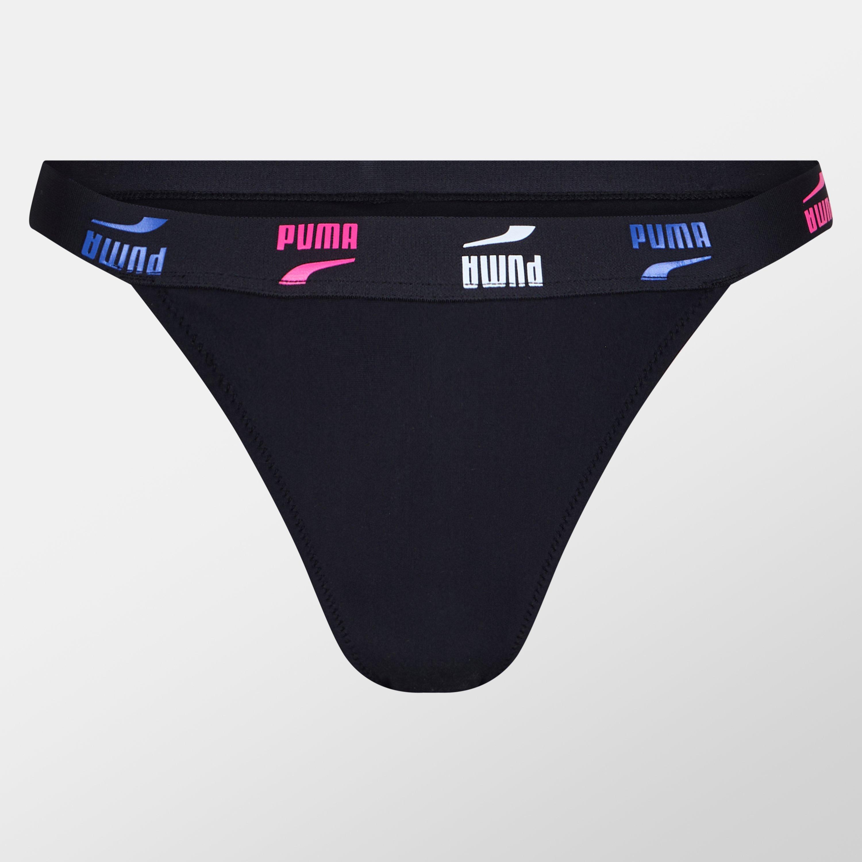 Black Combo - Puma - Women's Tanga Brief - 1