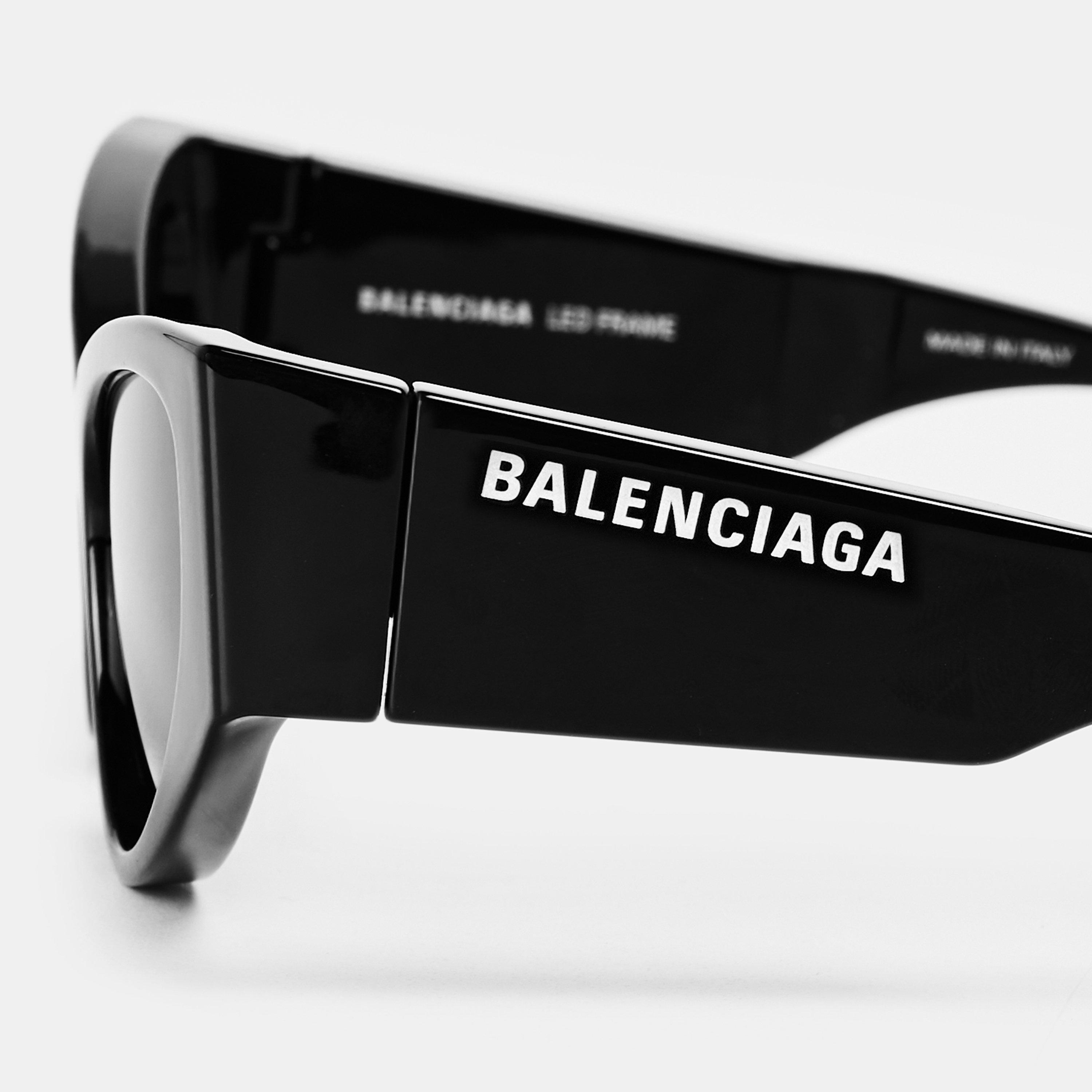 Black - Balenciaga - Women's Cat Eye Sunglasses, Cat Eye Style - 4