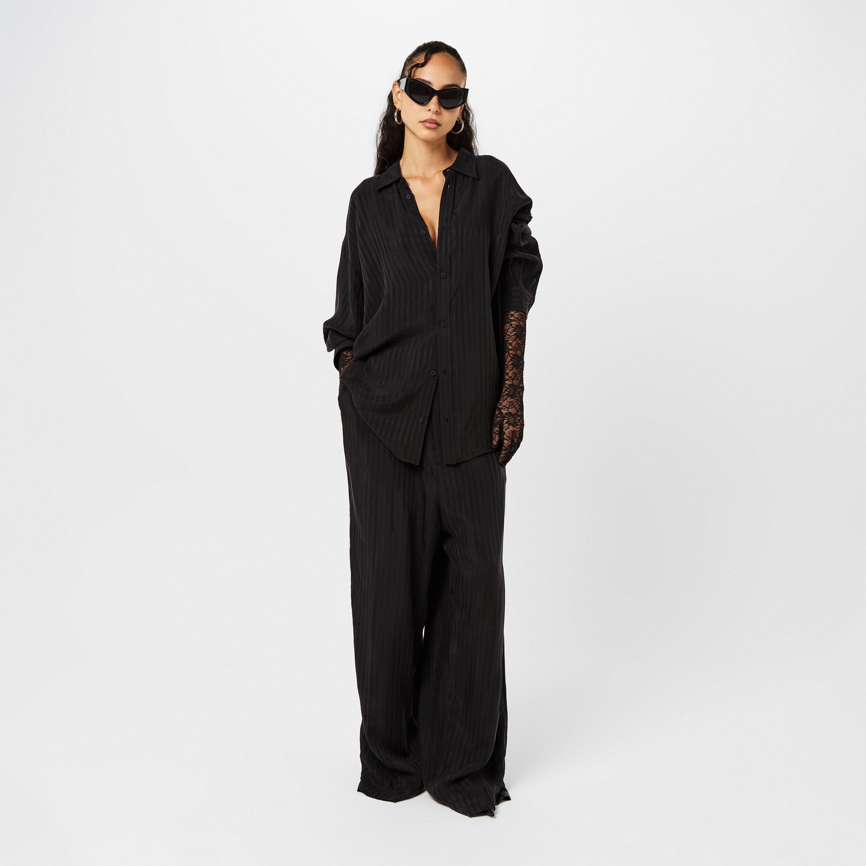 Black - Balenciaga - Women's Cat Eye Sunglasses, Cat Eye Style - 6