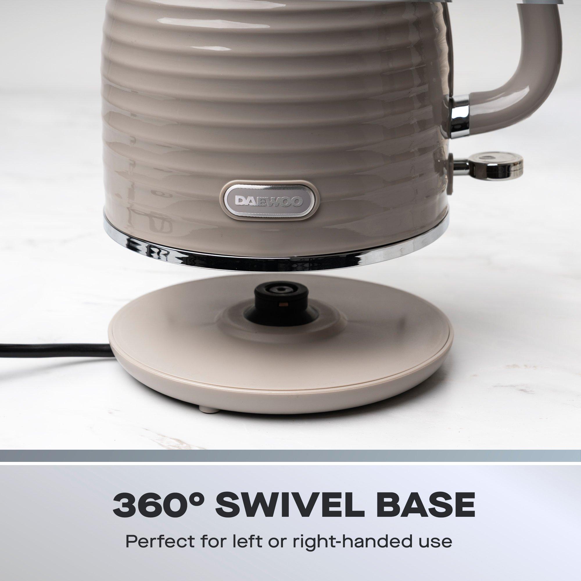 Taupe - Daewoo Electricals - SIENNA KETTLE & TOASTER BUNDLE TAUPE - 6