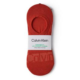 Calvin Klein 2-Pack Footie High Cut Socks