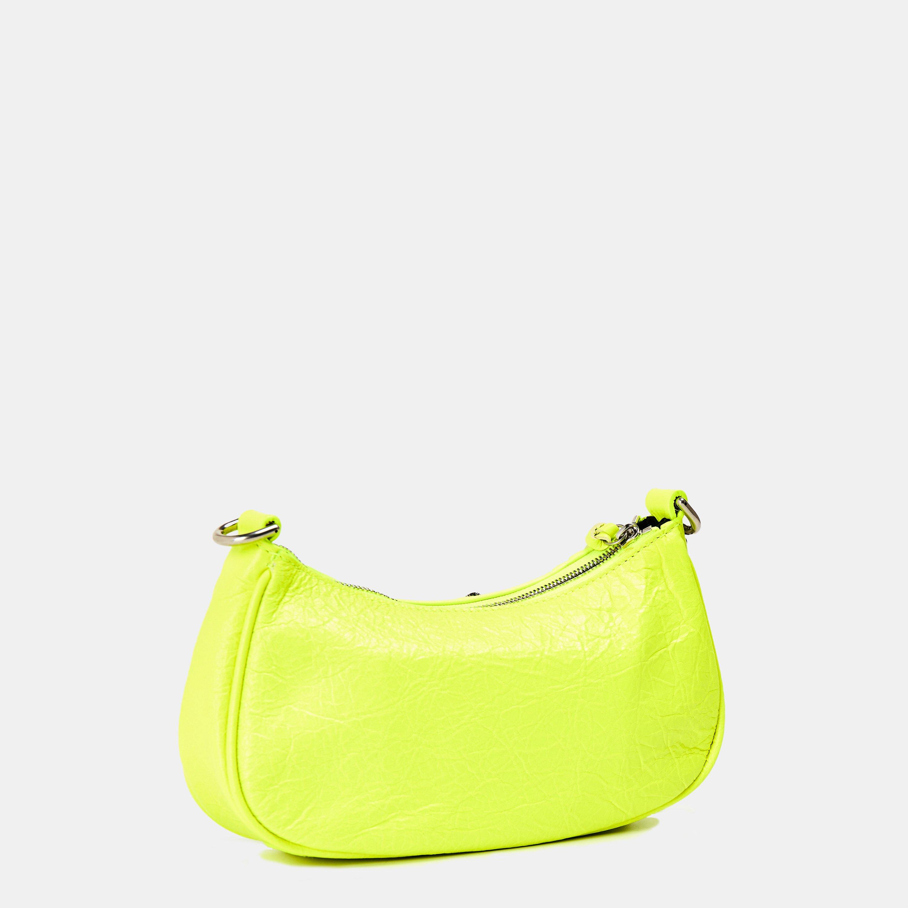 Fluo Yellow - Balenciaga - Mini Le Cagole Shoulder Bag - 2