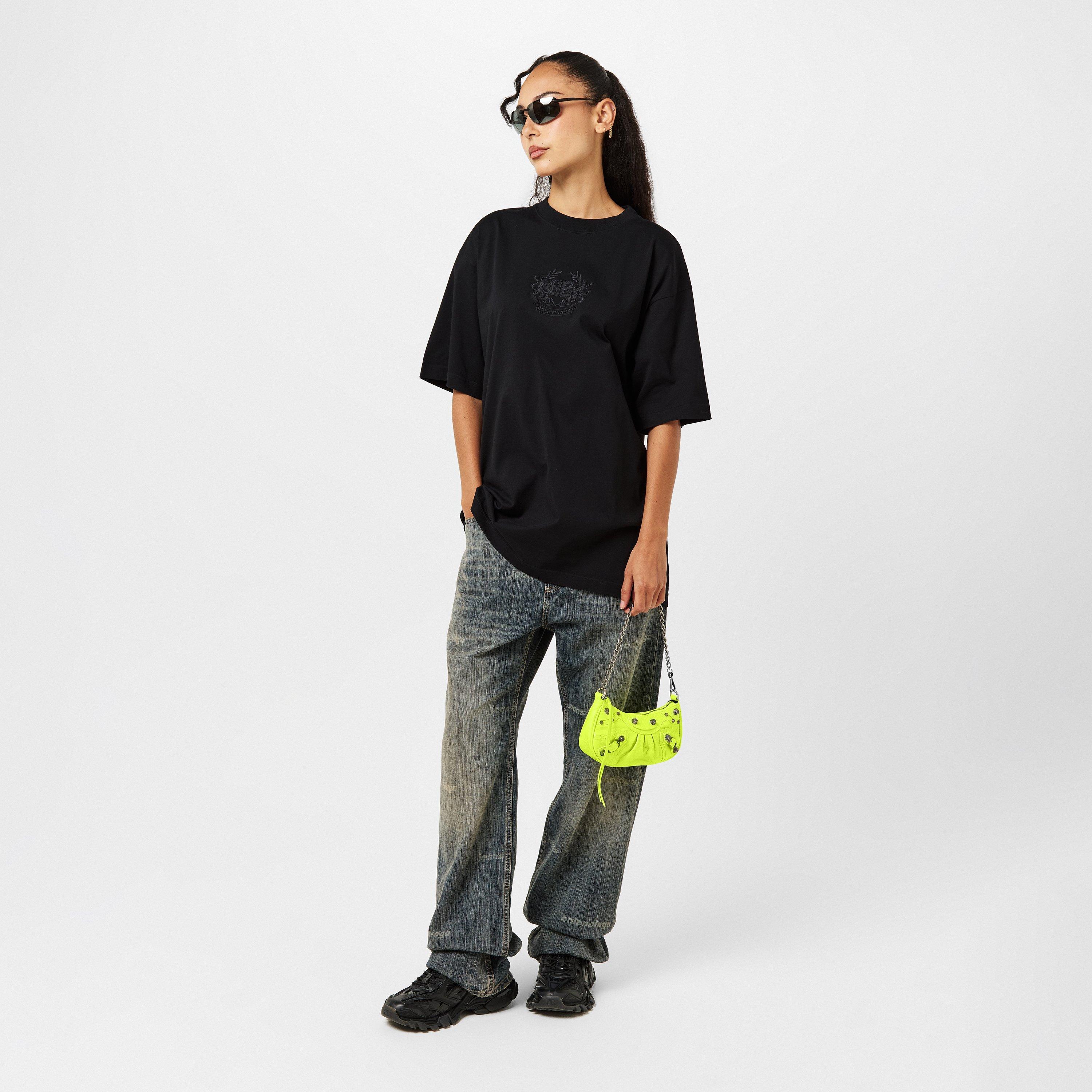 Fluo Yellow - Balenciaga - Mini Le Cagole Shoulder Bag - 6