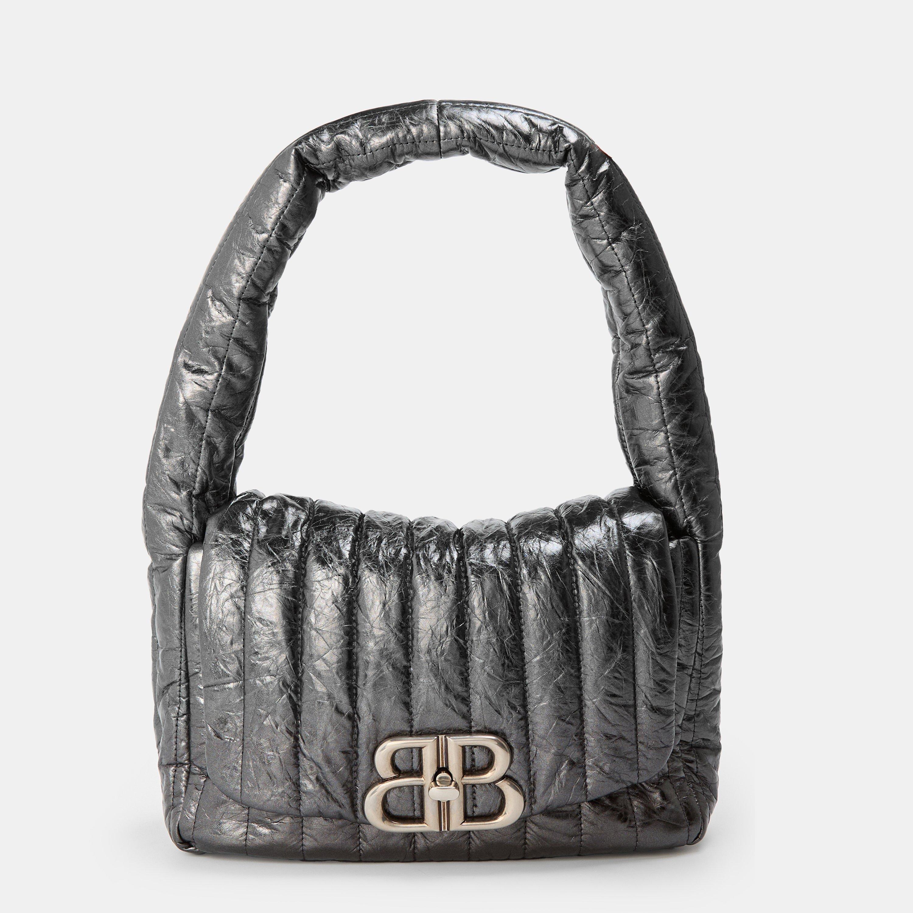 Steel Grey - Balenciaga - Monaco Small Shoulder Bag - 1