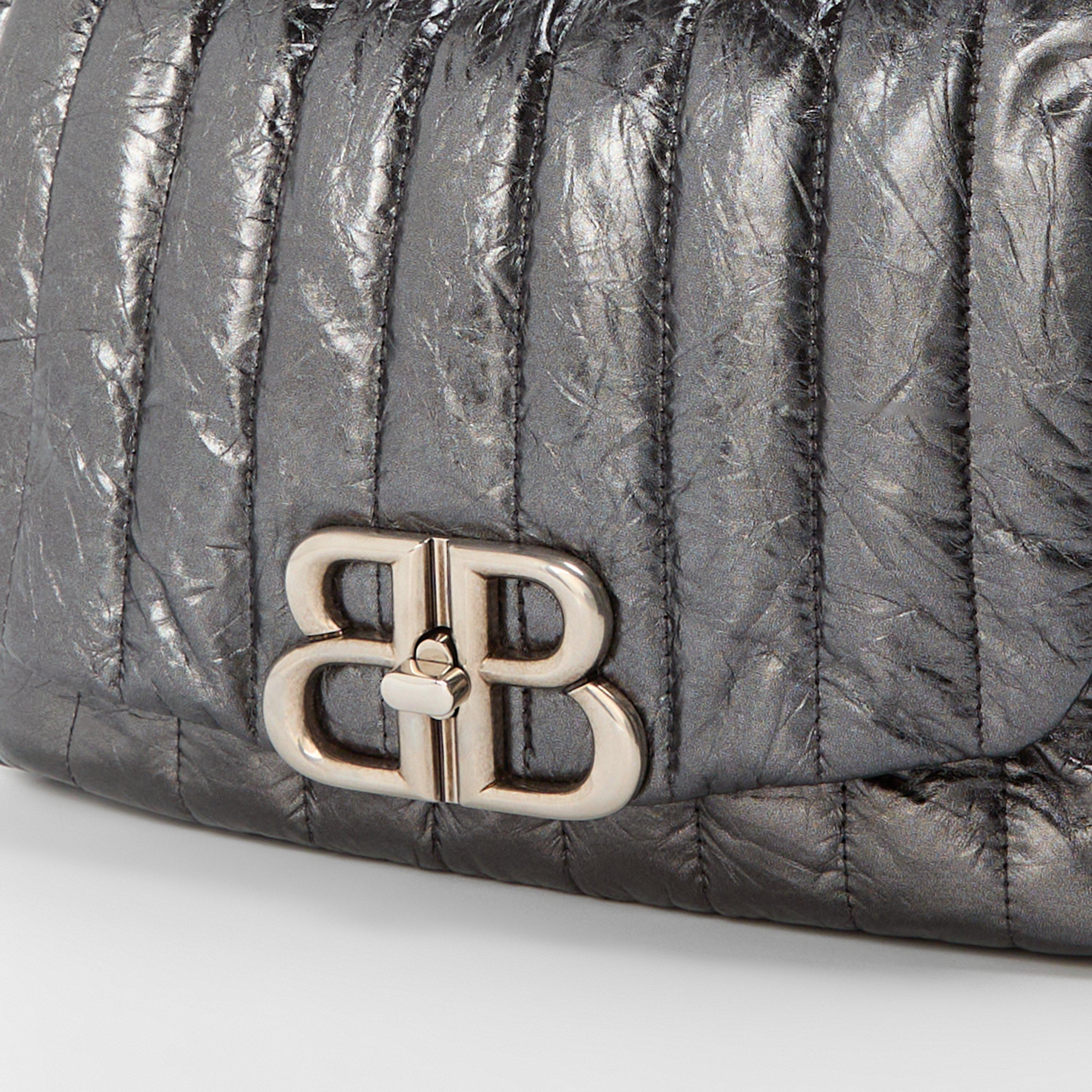 Steel Grey - Balenciaga - Monaco Small Shoulder Bag - 4