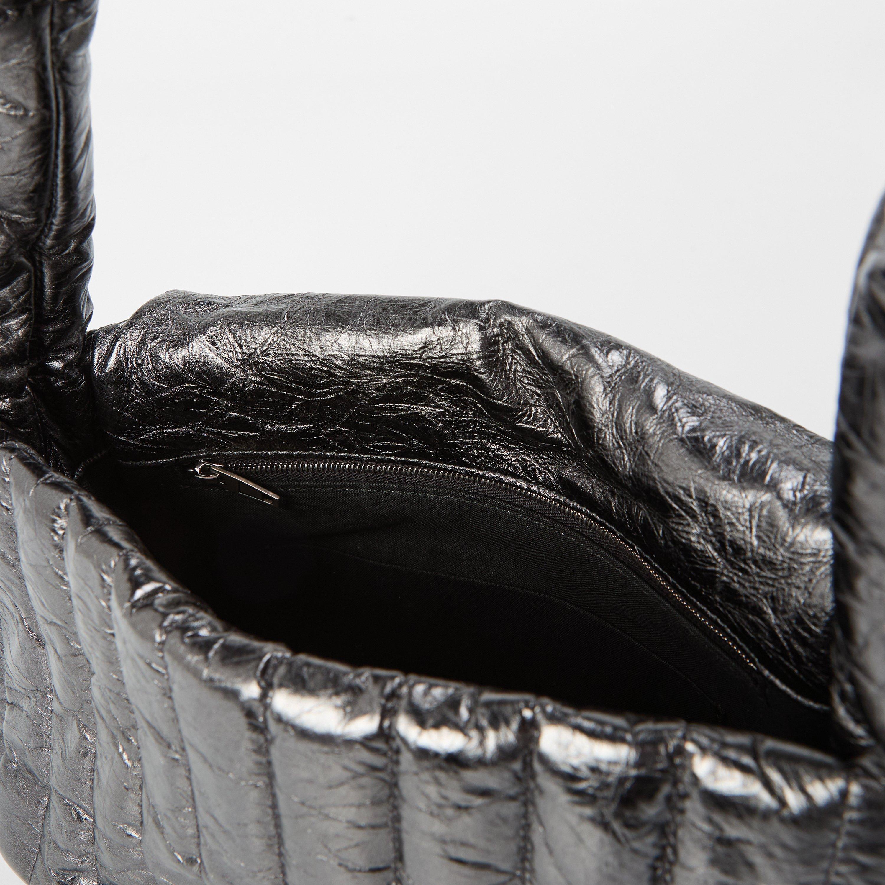 Steel Grey - Balenciaga - Monaco Small Shoulder Bag - 5