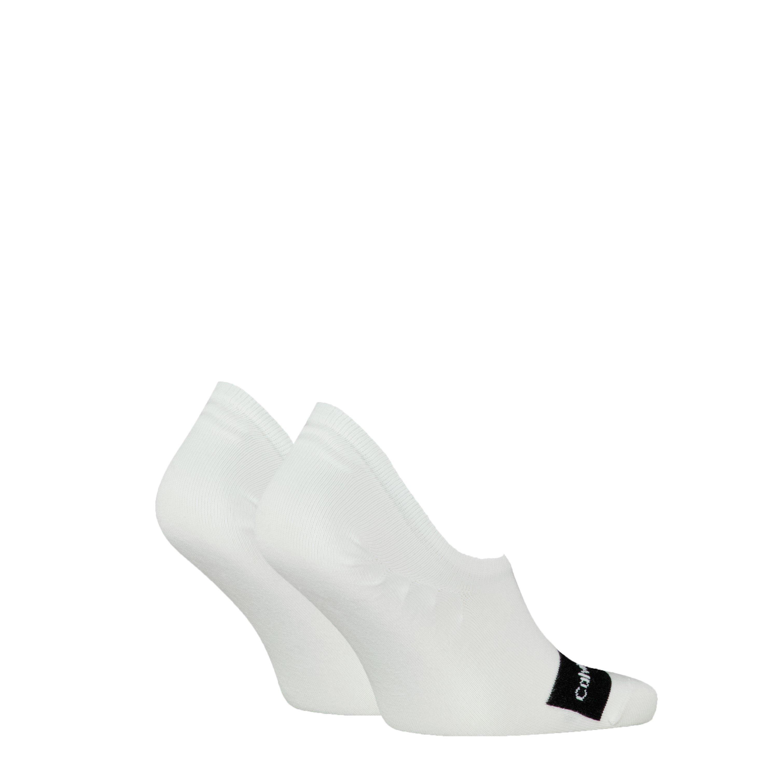 Weiß/Schwarz - Calvin Klein - Men's Liner Invisible Socks - 2