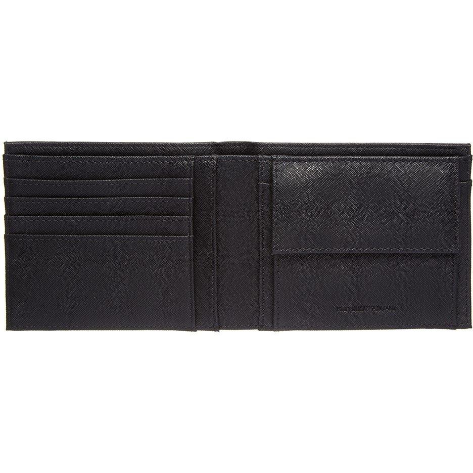 Black 81072 - Emporio Armani - Men's Badge Billfold Wallet - 3