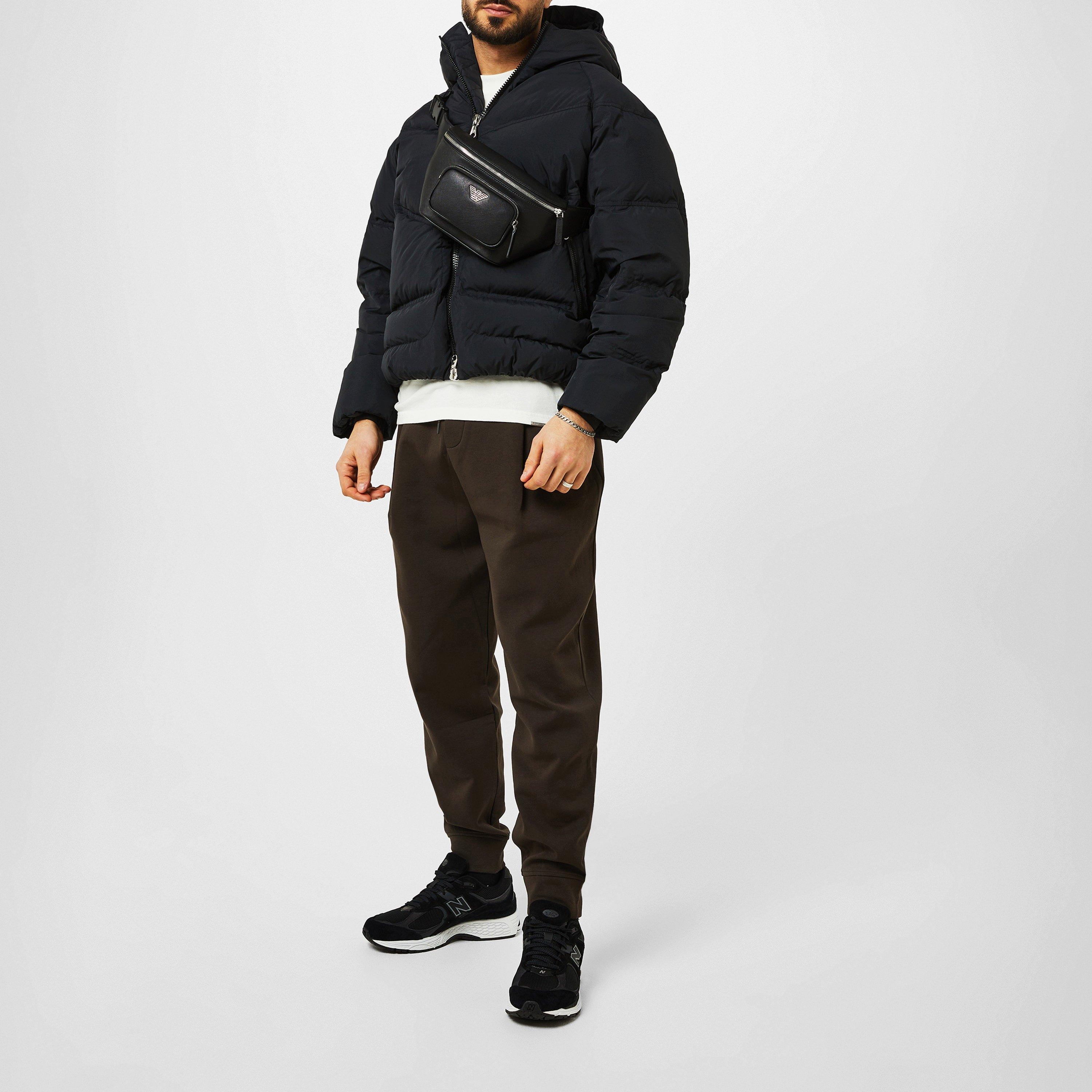 Black 81072 - Emporio Armani - Men's Badge Bum Bag - 2