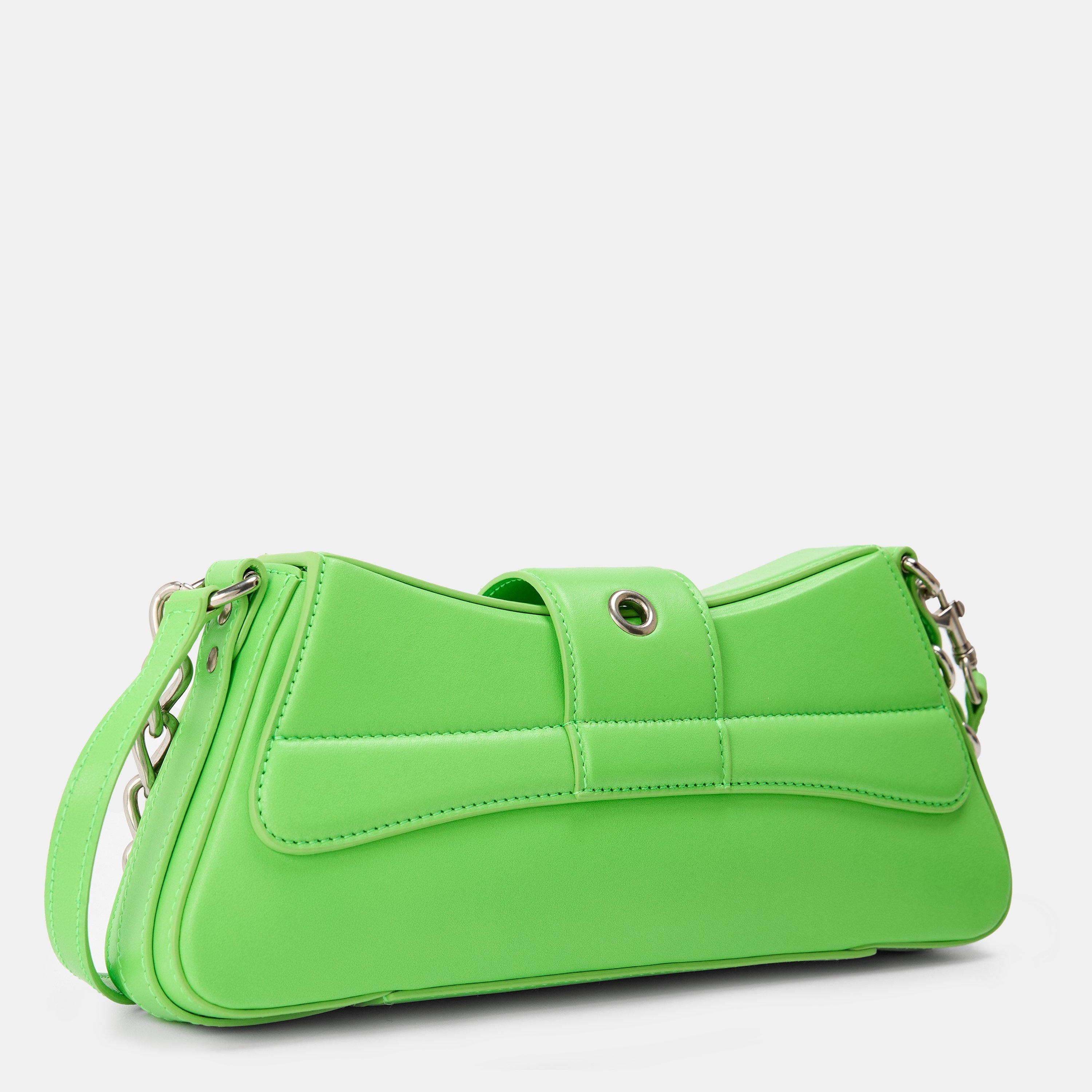 Acid Green - Balenciaga - Women's Shoulder Bag - 2