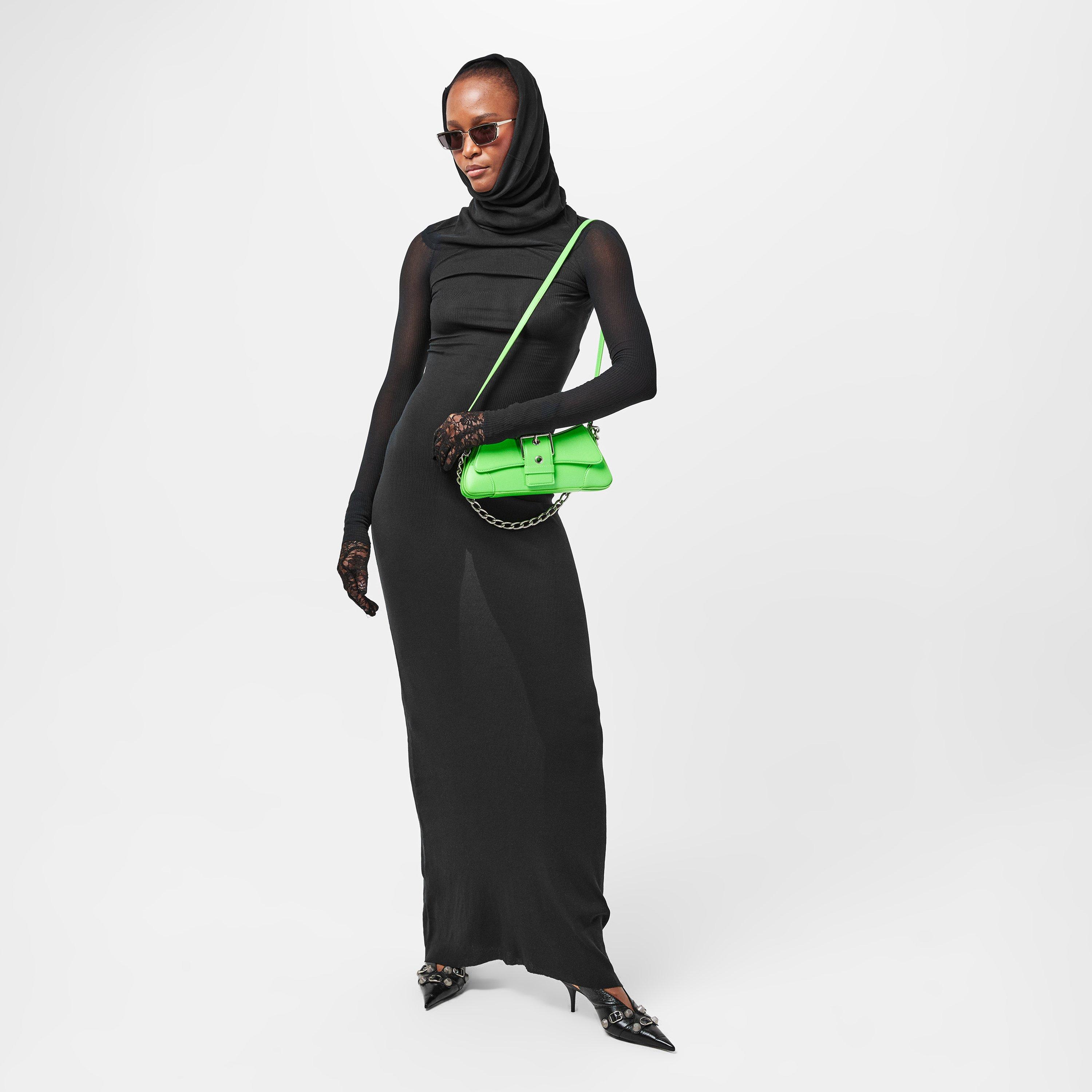 Acid Green - Balenciaga - Women's Shoulder Bag - 6