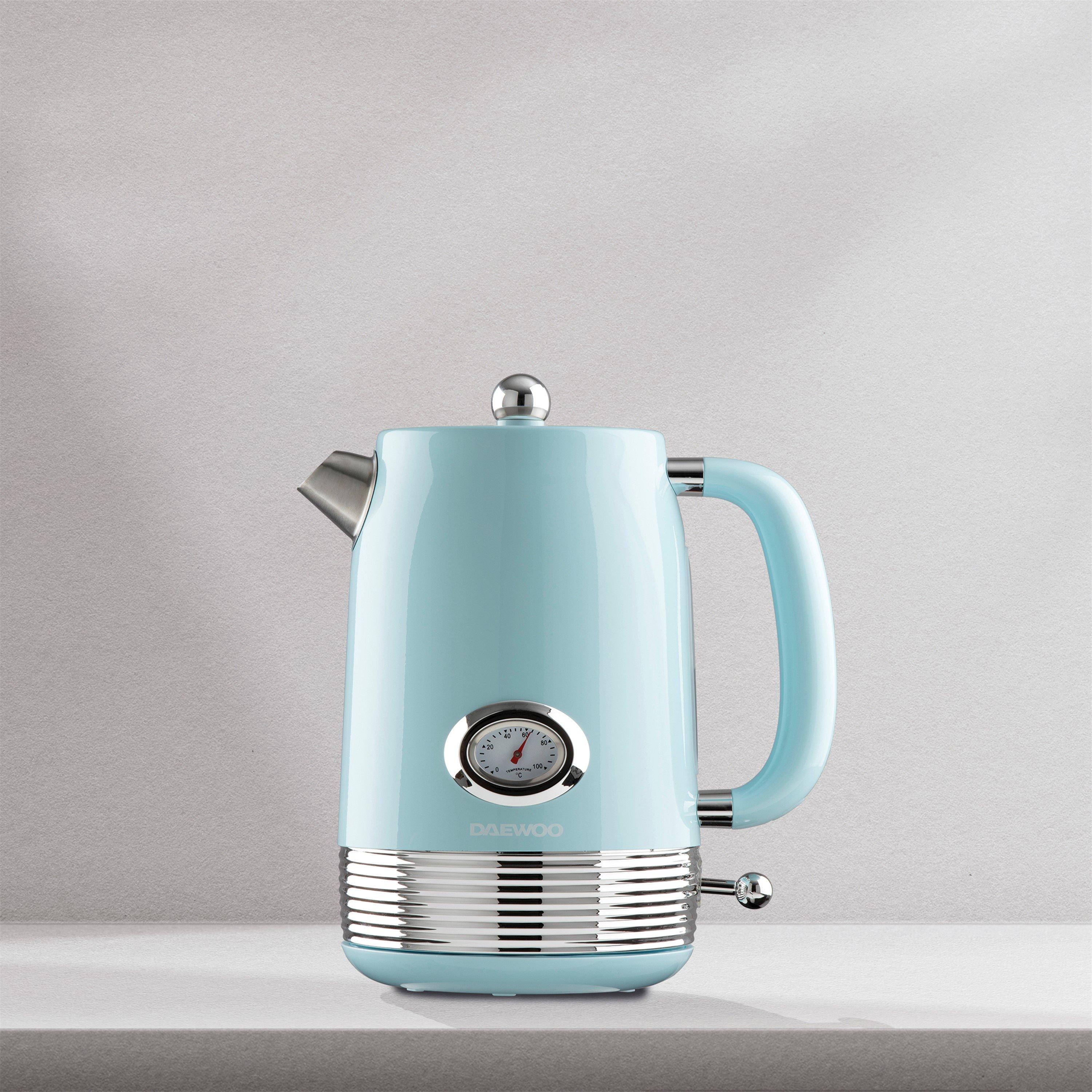 Sky Blue - Daewoo Electricals - DENVER 1.5L 3kW KETTLE SKY BLUE - 3