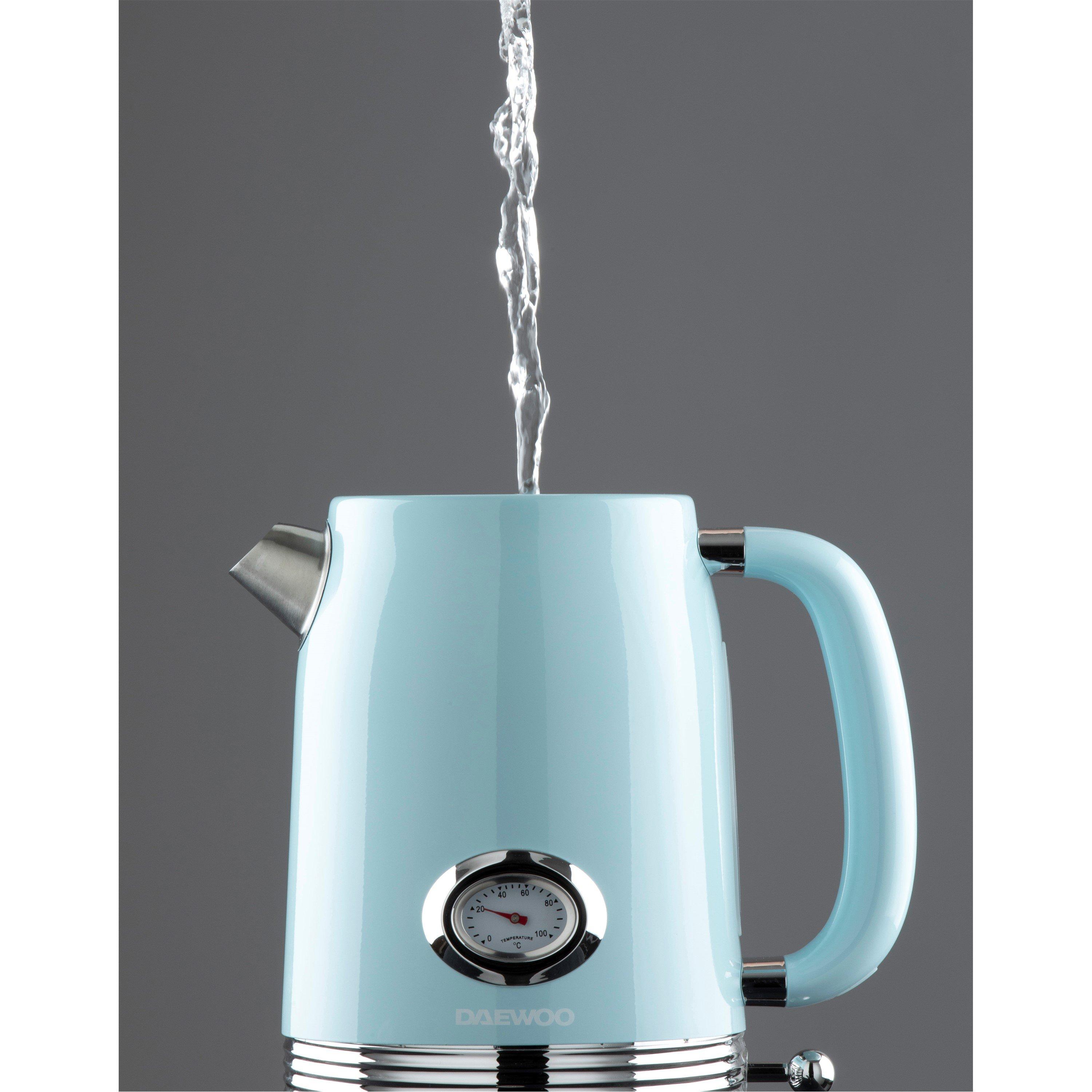 Sky Blue - Daewoo Electricals - DENVER 1.5L 3kW KETTLE SKY BLUE - 4
