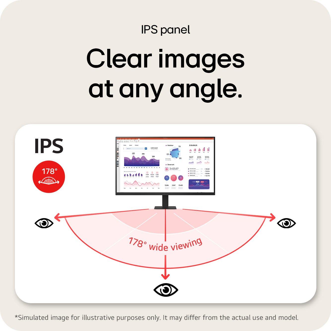 Sort - LG - 32U631A-B 31.5 Inch 100Hz QHD IPS USB-C Monitor - 11