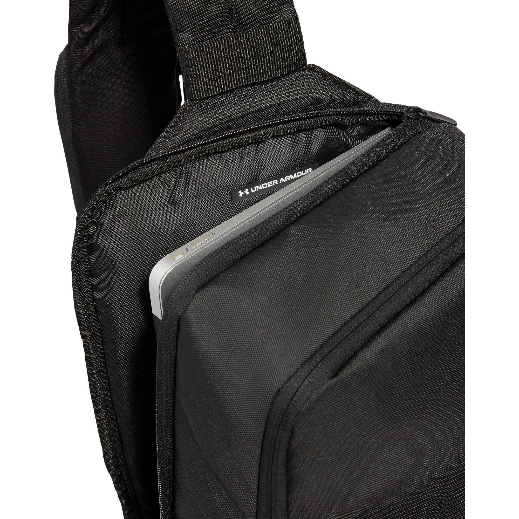 Black - Under Armour - Adults Utility Shoulder Bag - 4