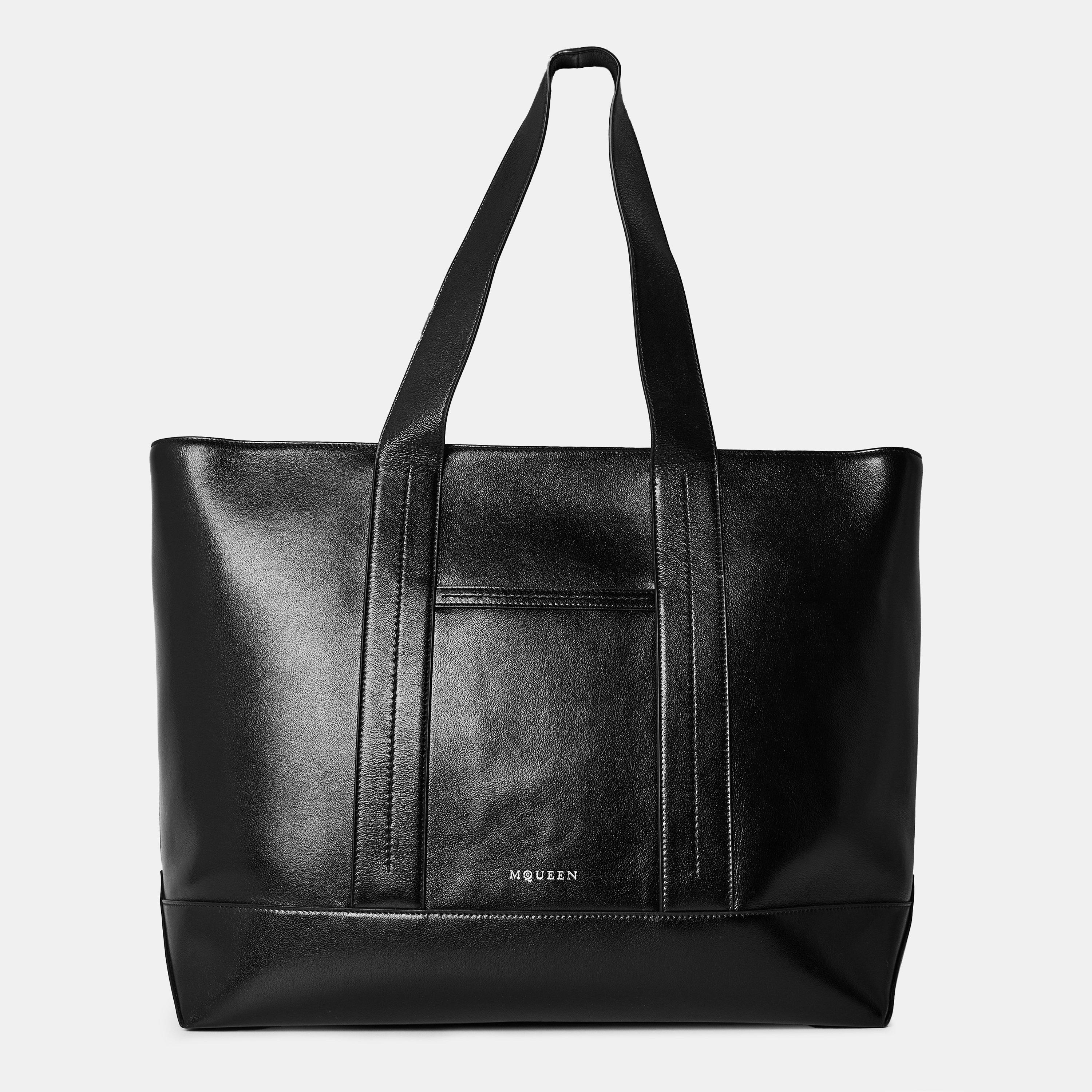 Alexander McQueen Women's Alex Shopper Tote Bag - Black/Silver