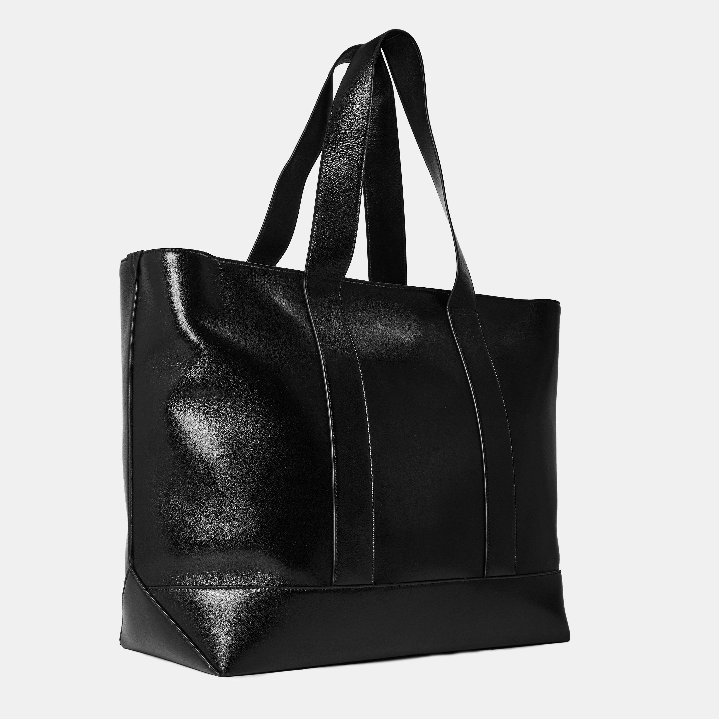 Black/Silver - Alexander McQueen - Women's Alex Shopper Tote Bag - 2