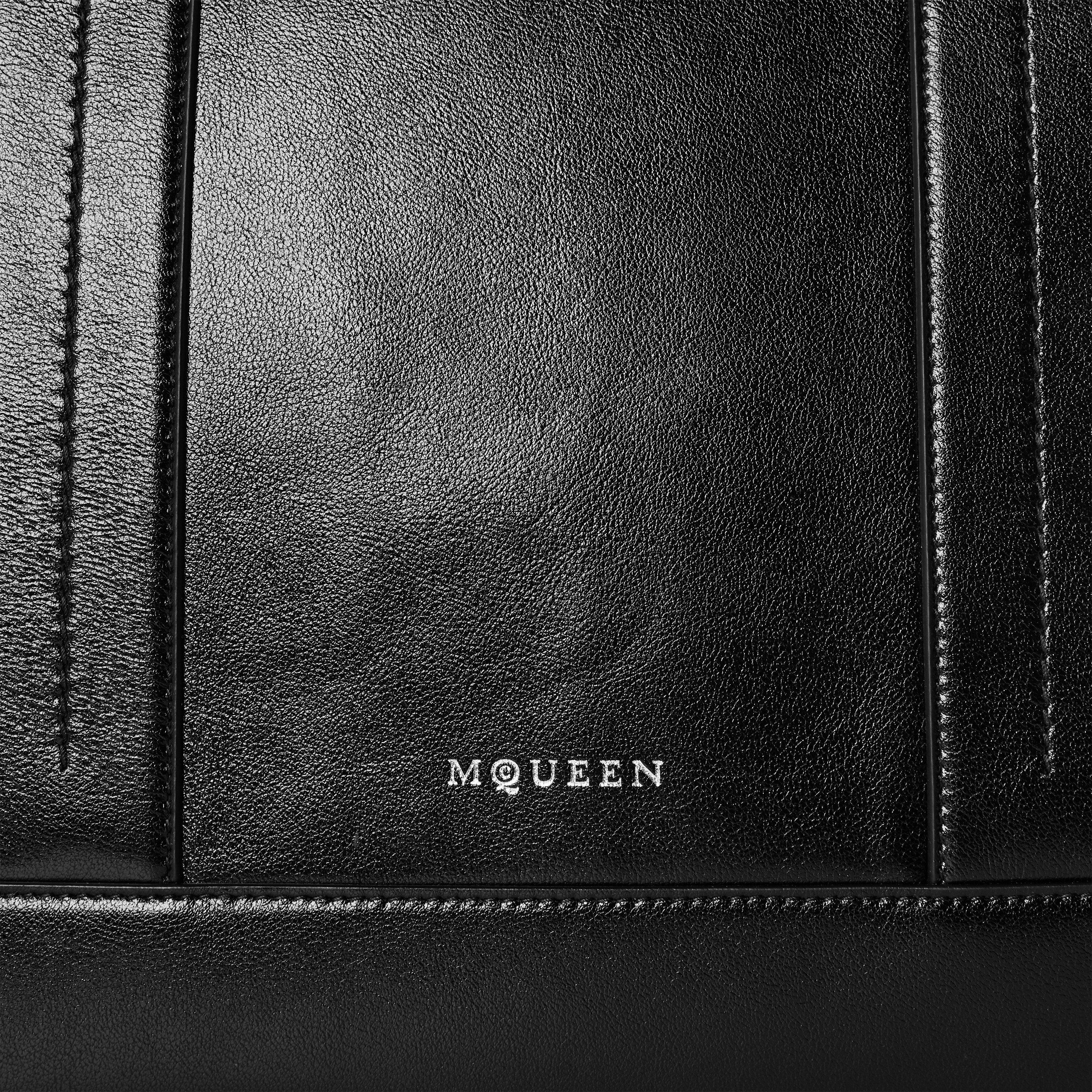 Black/Silver - Alexander McQueen - Women's Alex Shopper Tote Bag - 4