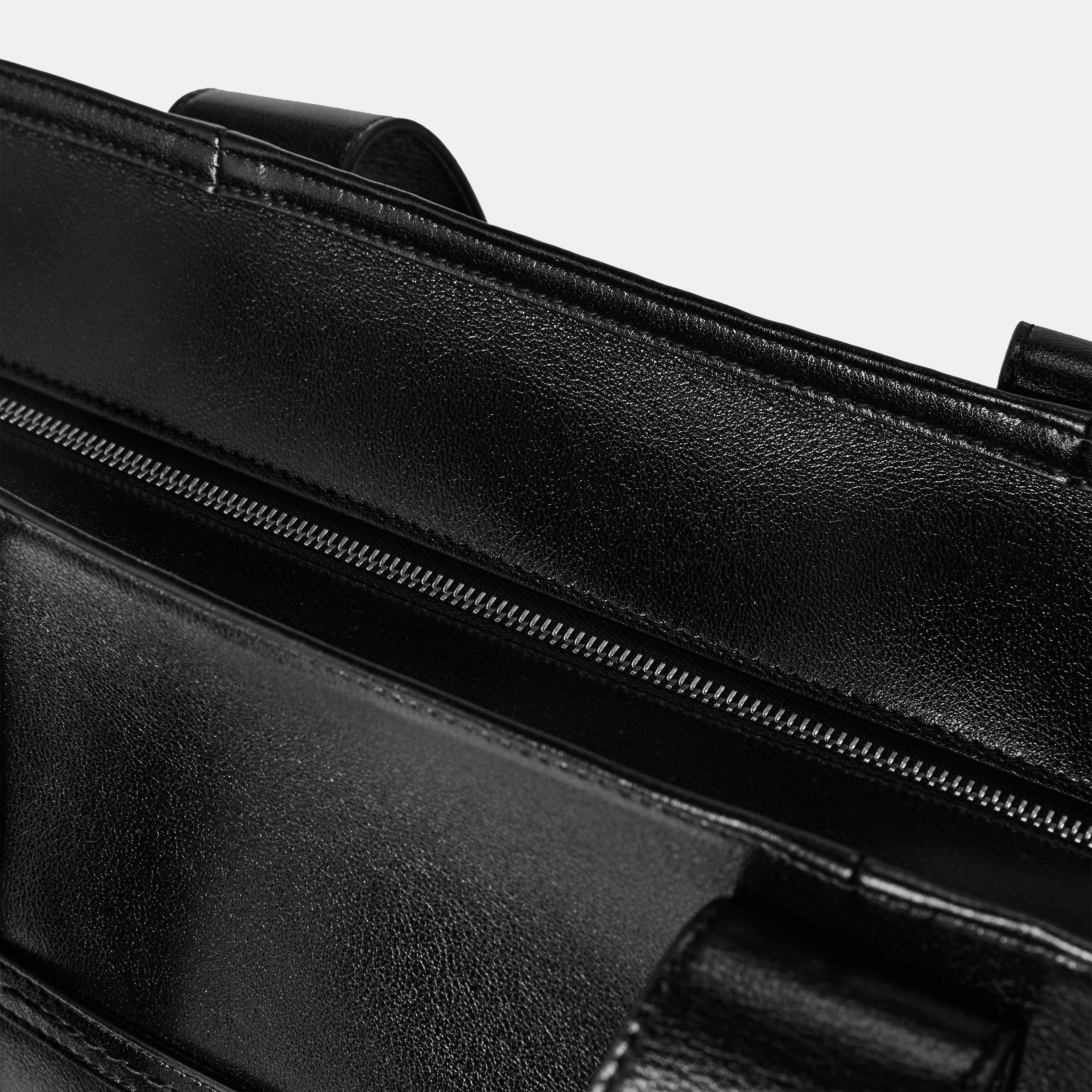 Black/Silver - Alexander McQueen - Women's Alex Shopper Tote Bag - 5