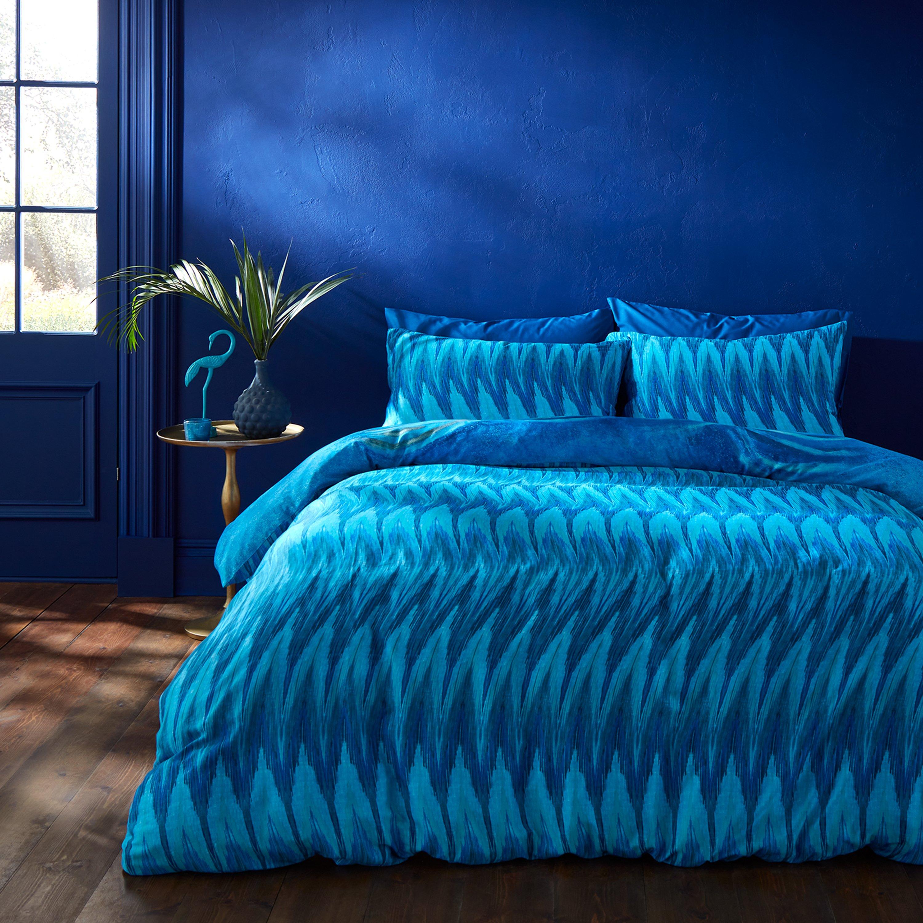 Blue - Matthew Williamson - Midnight Palms 200TC Cotton Sateen Duvet Cover Set - 2