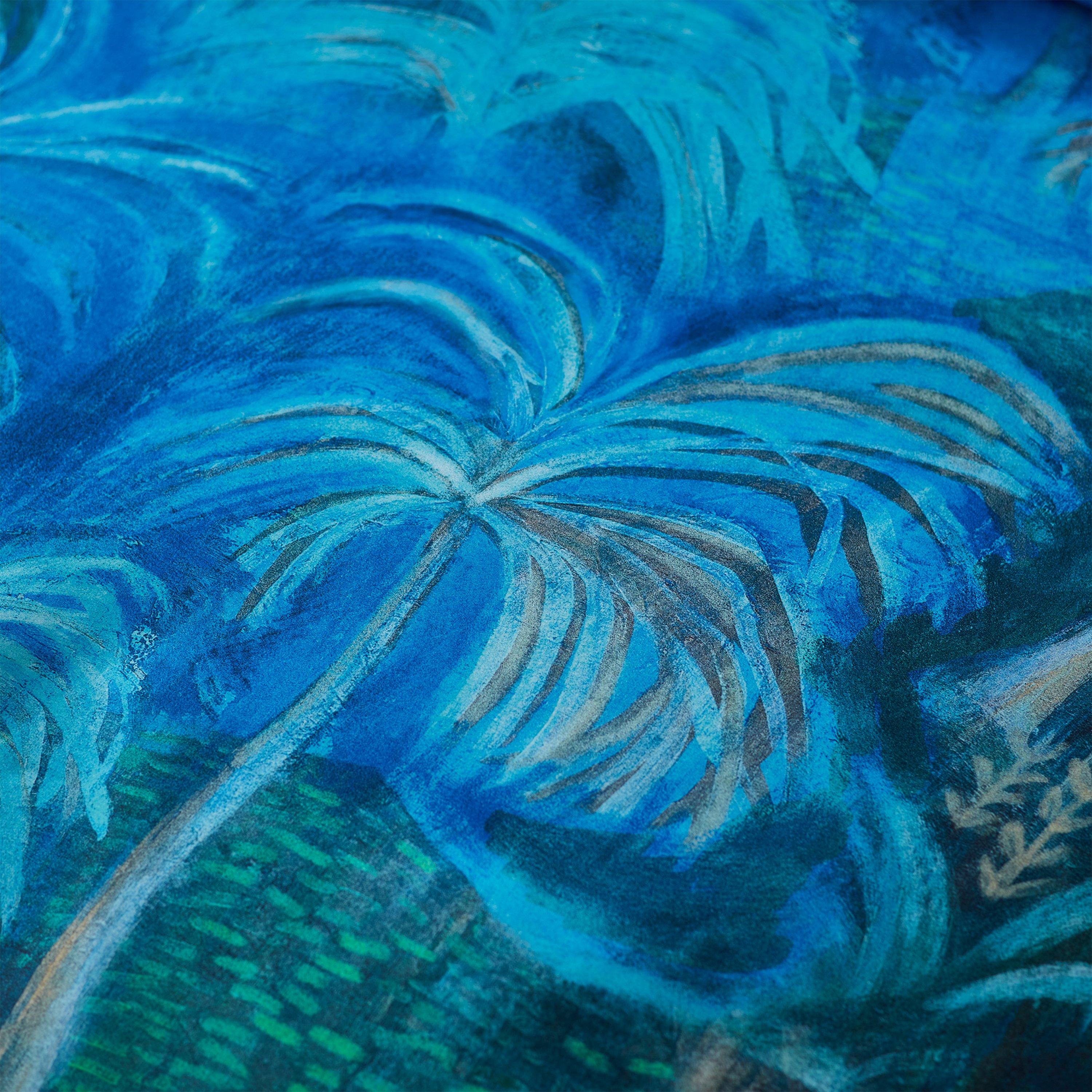 Blue - Matthew Williamson - Midnight Palms 200TC Cotton Sateen Duvet Cover Set - 4