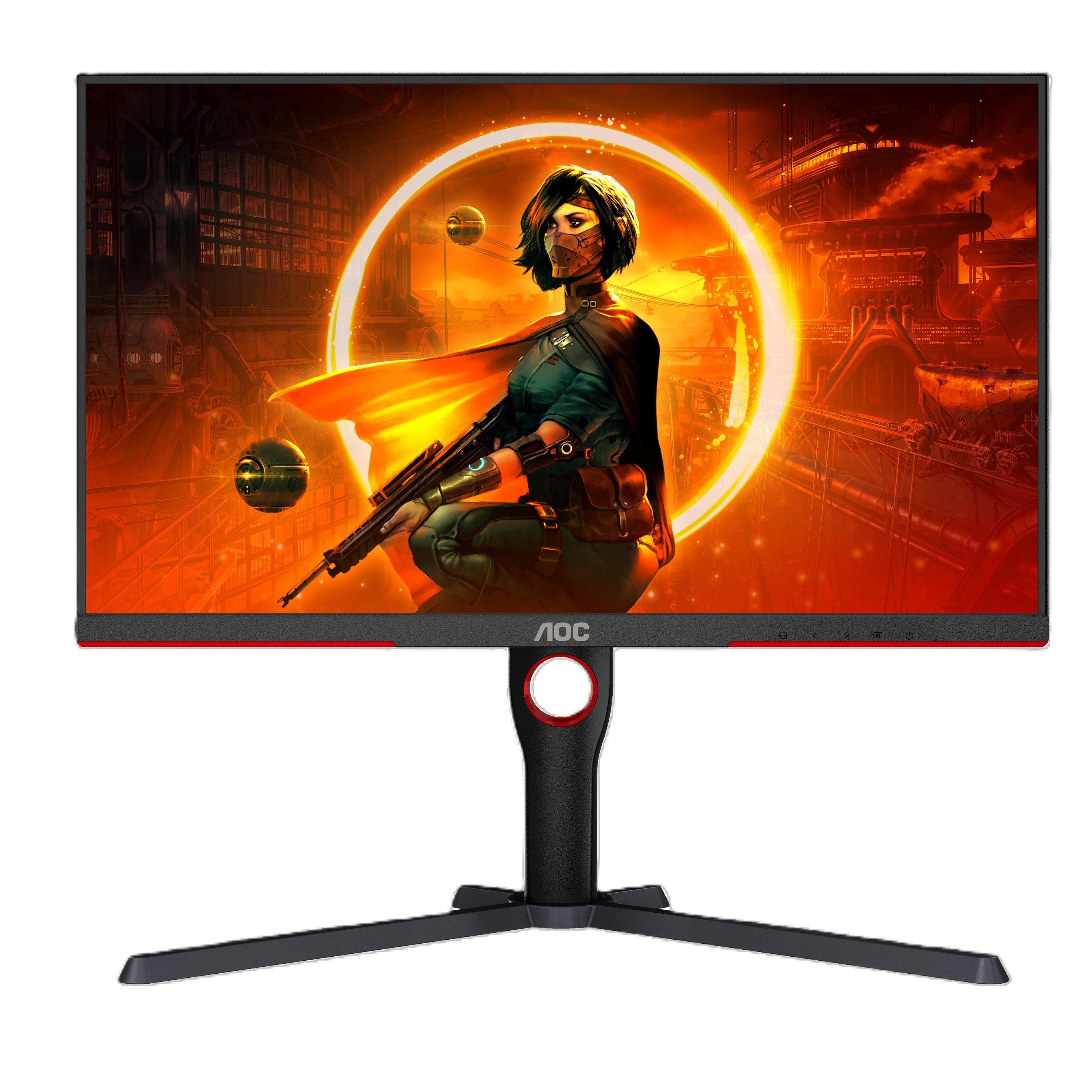 Black - AOC - Q27G3XMN/BK 27 Inch 180Hz QHD Mini LED Gaming Monitor - 2