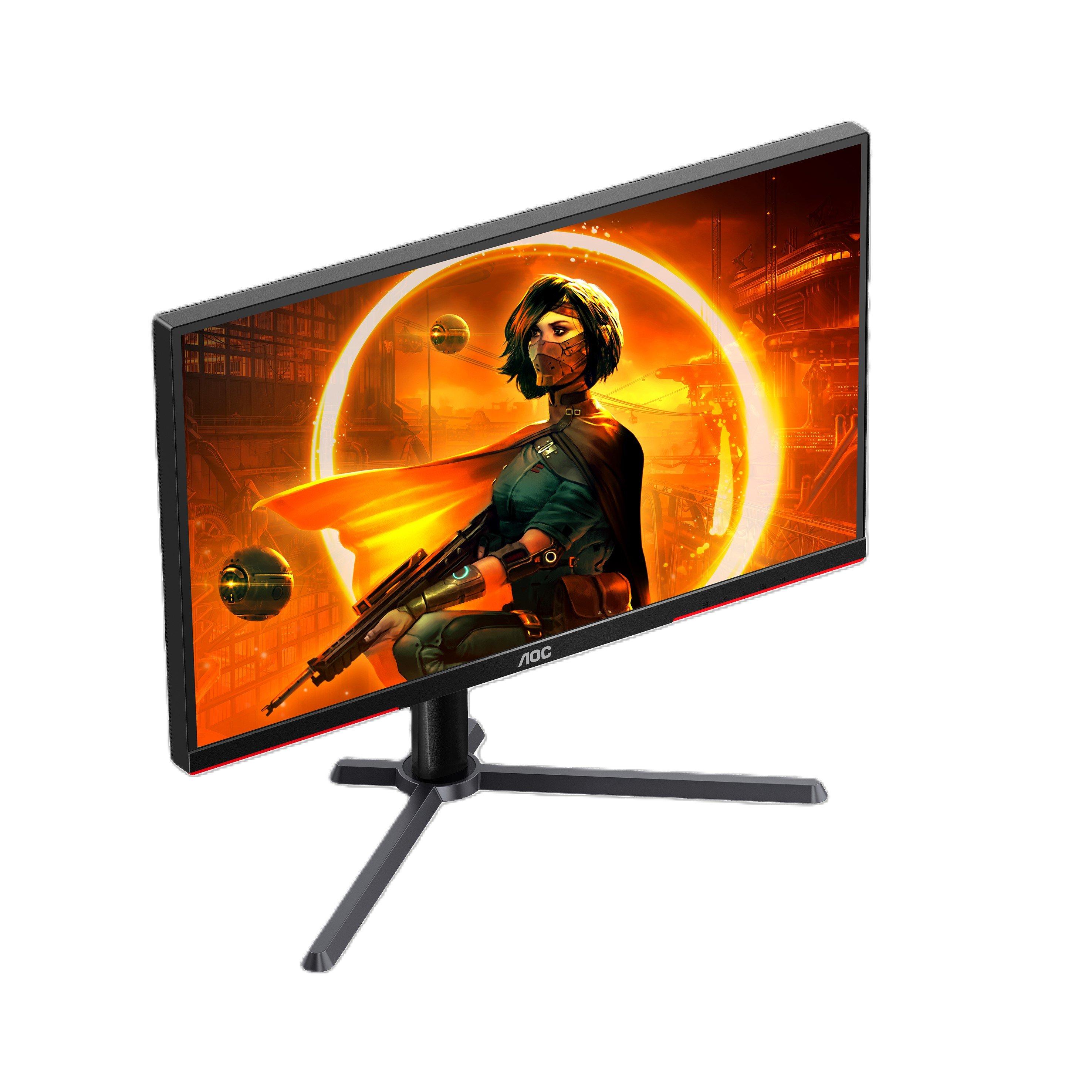 Black - AOC - Q27G3XMN/BK 27 Inch 180Hz QHD Mini LED Gaming Monitor - 4