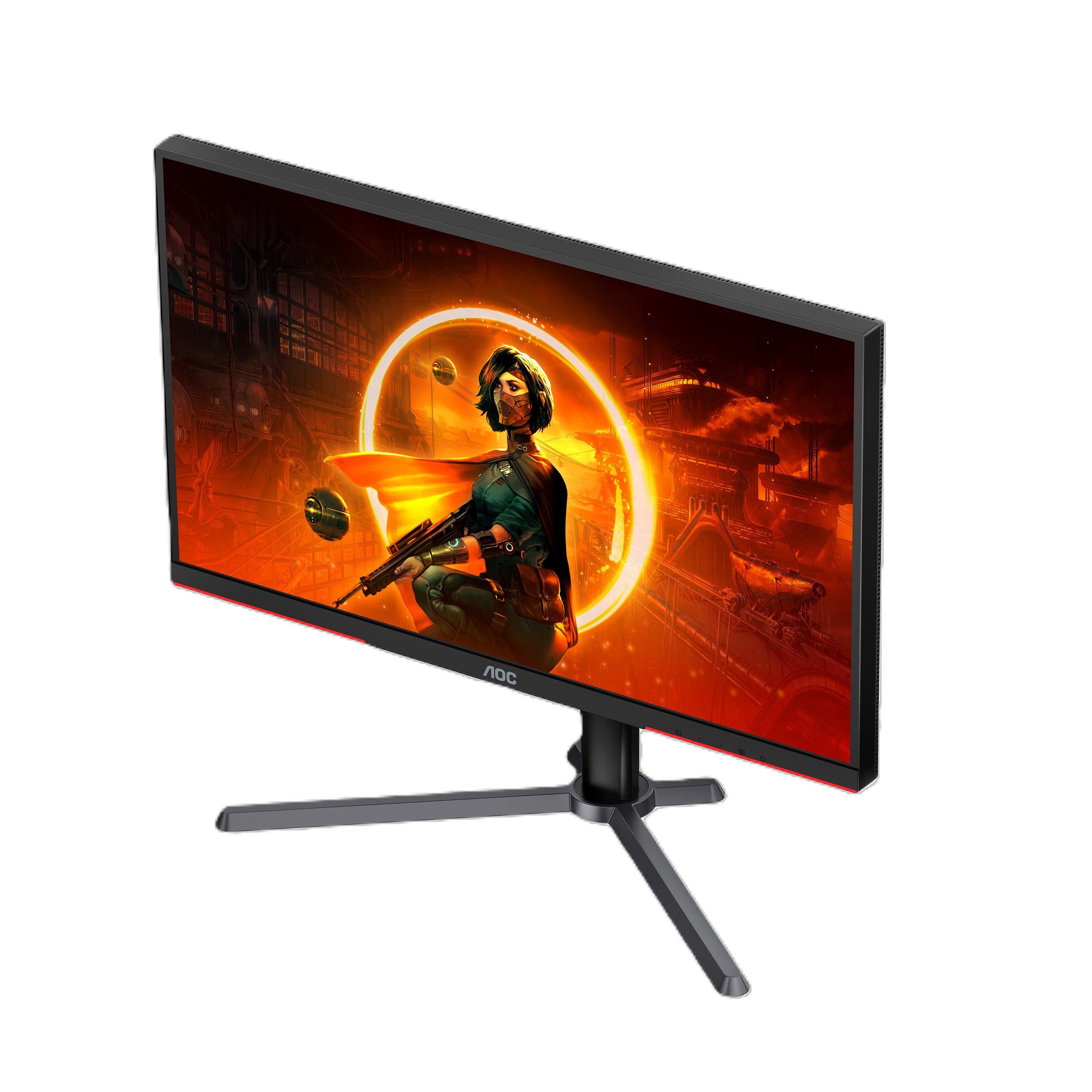 Black - AOC - Q27G3XMN/BK 27 Inch 180Hz QHD Mini LED Gaming Monitor - 5